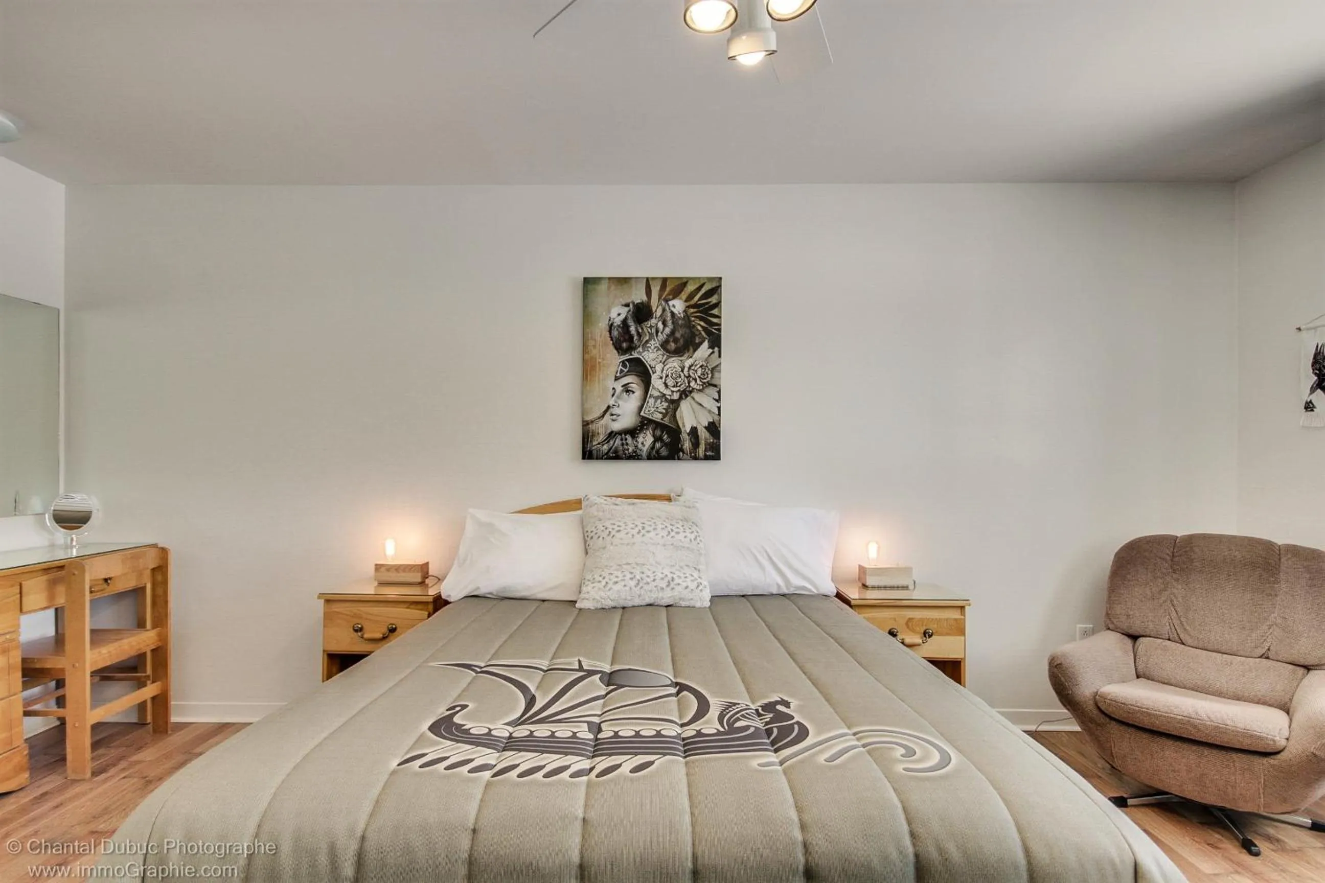 Bed in Auberge motel drakkar