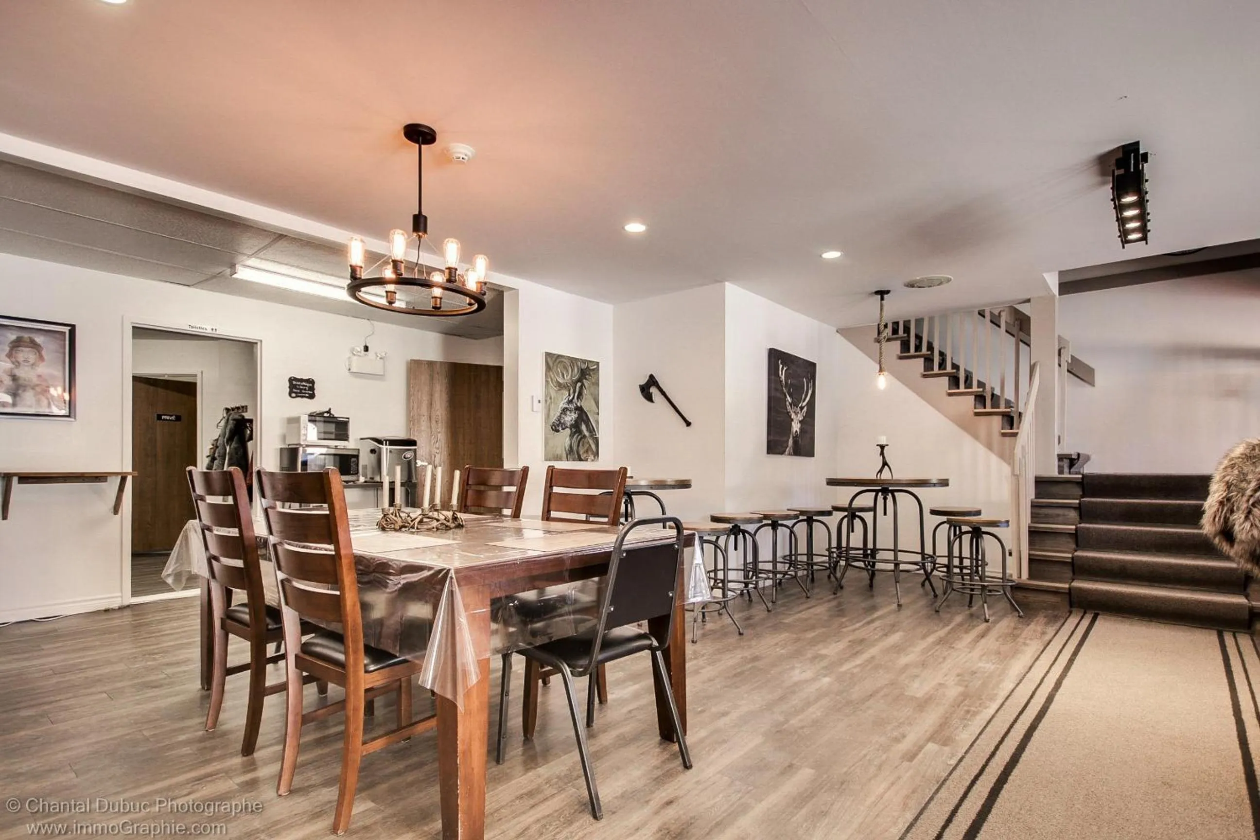 Lobby or reception in Auberge motel drakkar