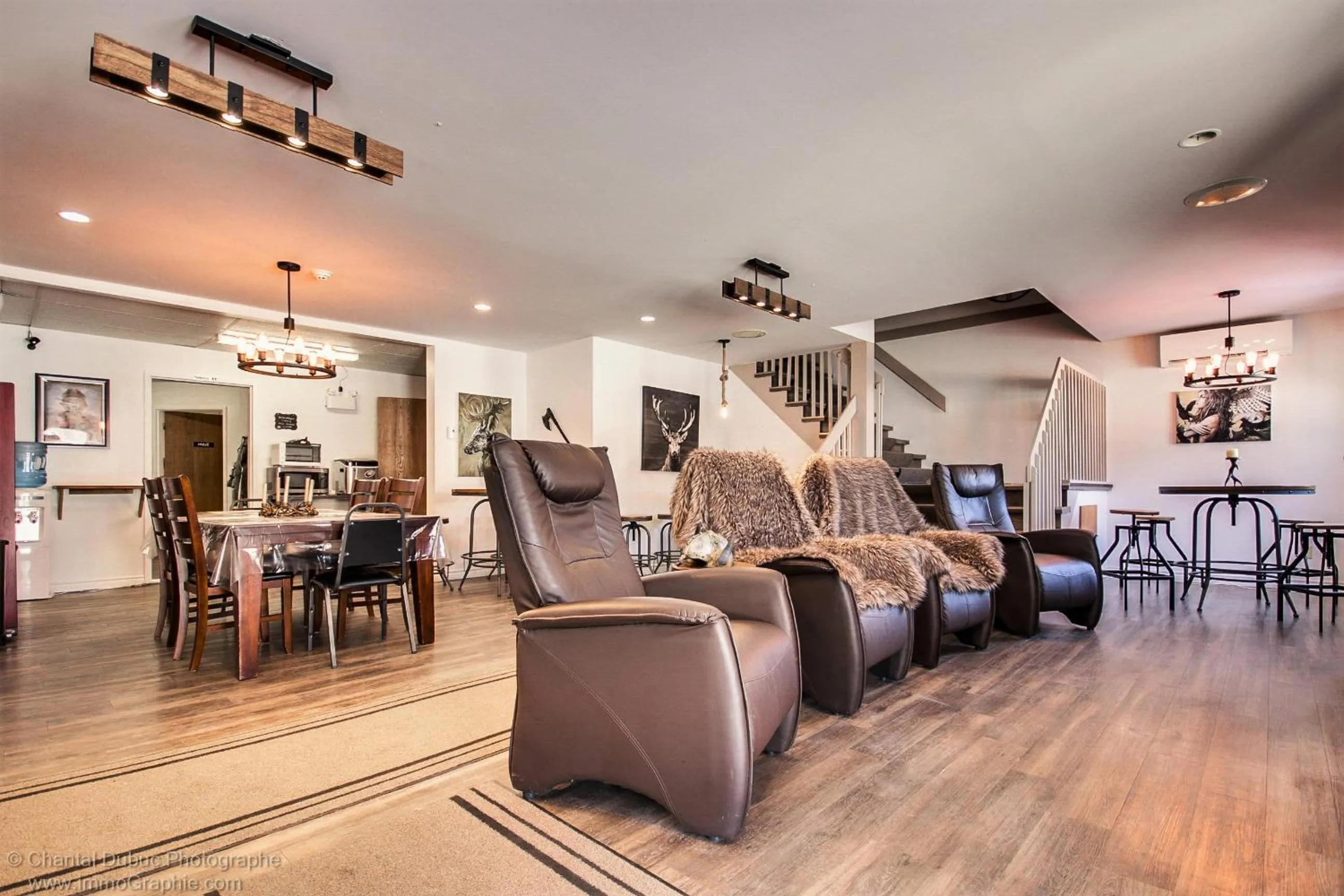 Lobby or reception in Auberge motel drakkar