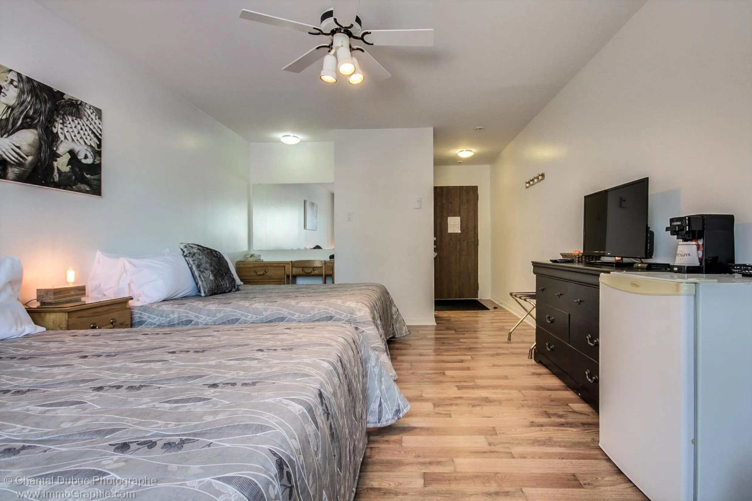 Bed in Auberge motel drakkar