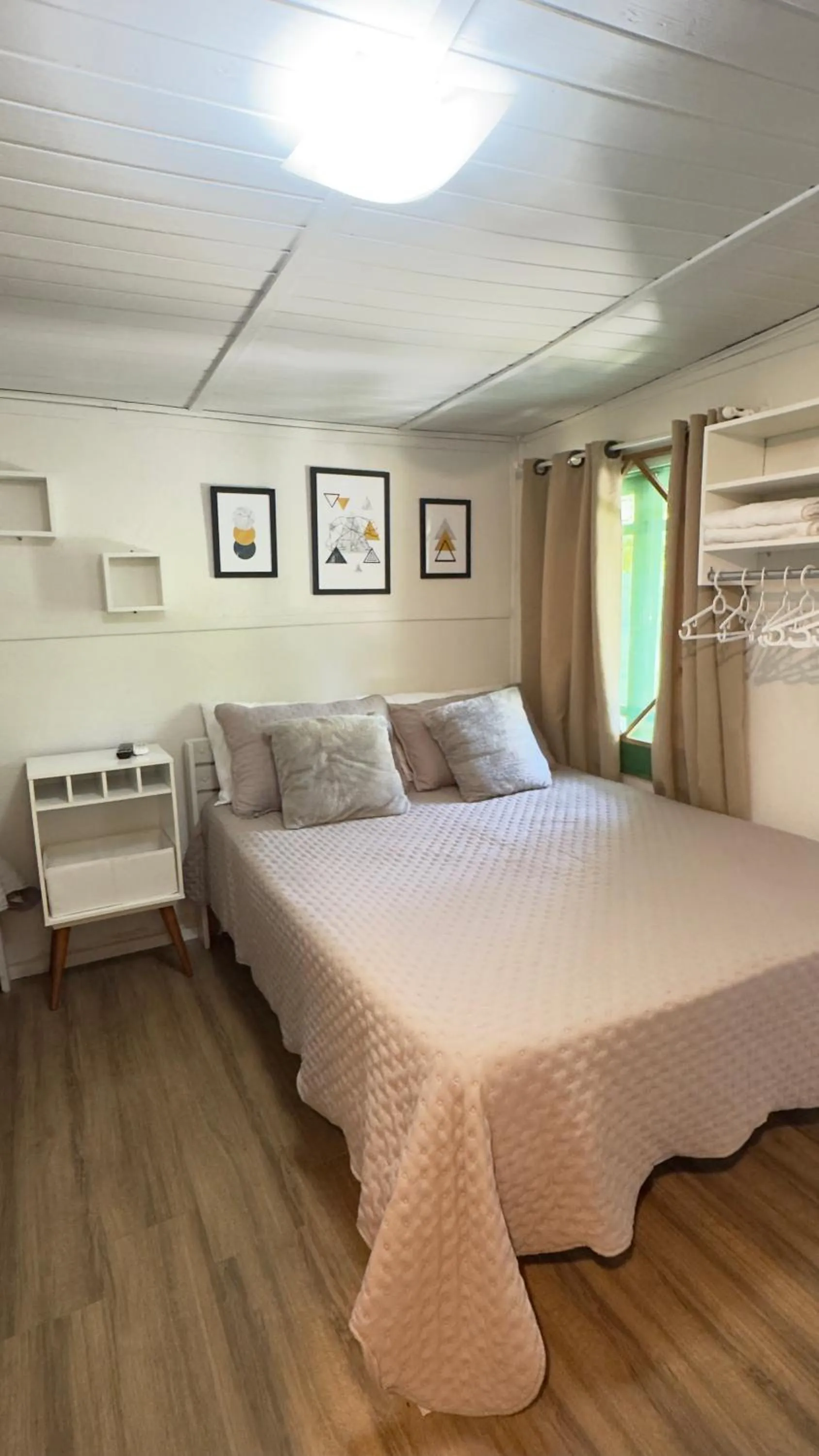 Bed in Mandala Camping Pousada