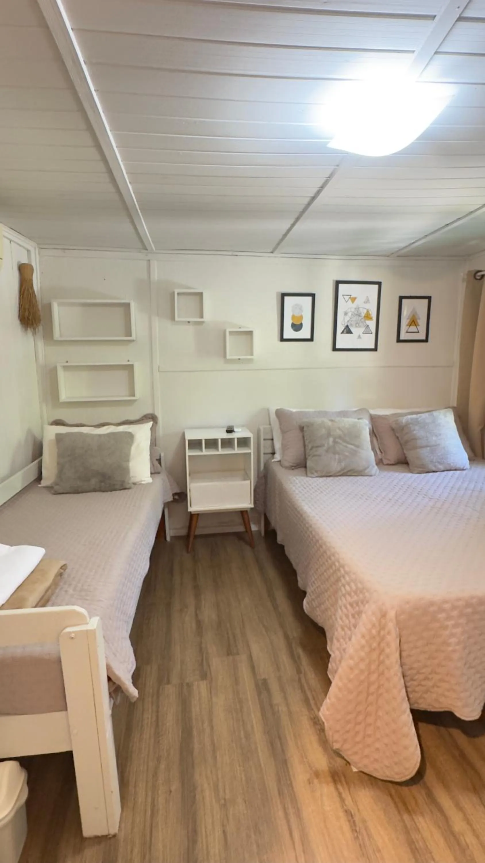 Bedroom, Bed in Mandala Camping Pousada