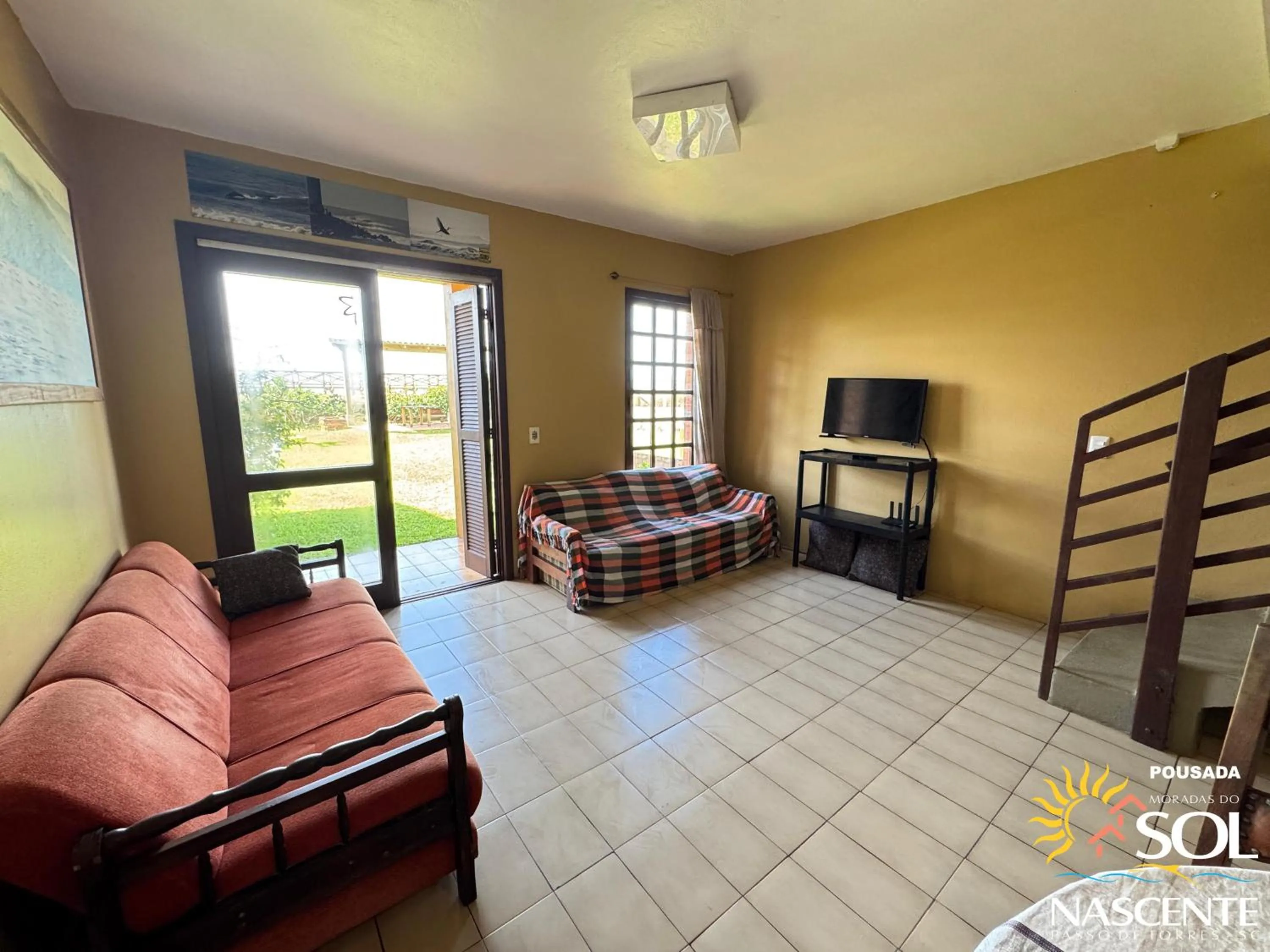 Living room in Pousada Moradas do Sol Nascente