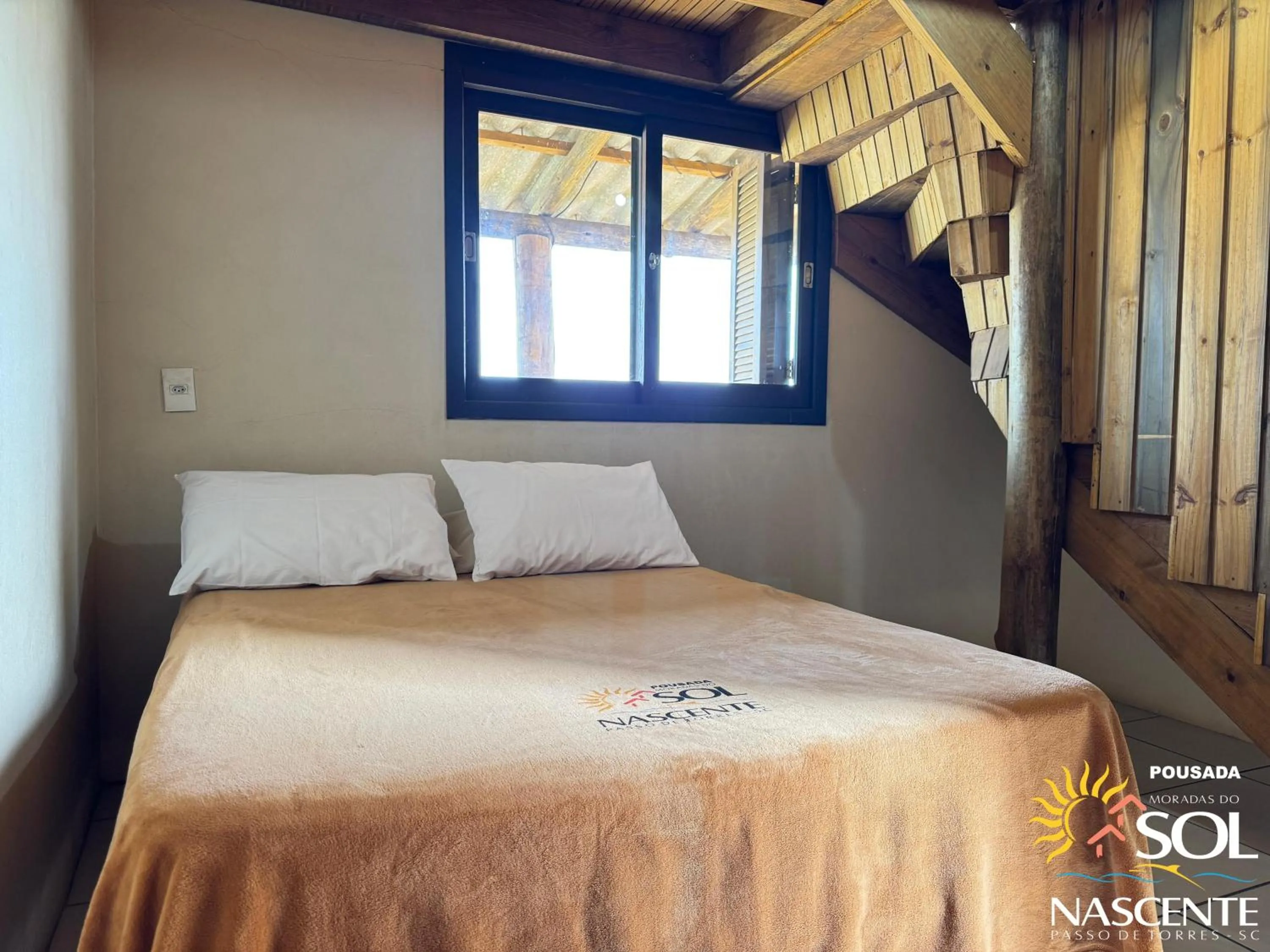 Bed in Pousada Moradas do Sol Nascente