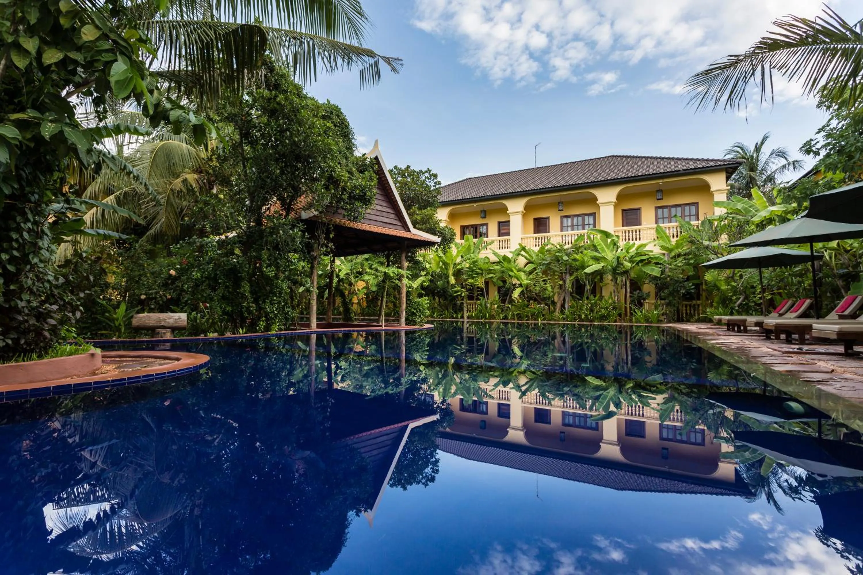 Pool view in Le Jardin d'Angkor Hotel & Resort