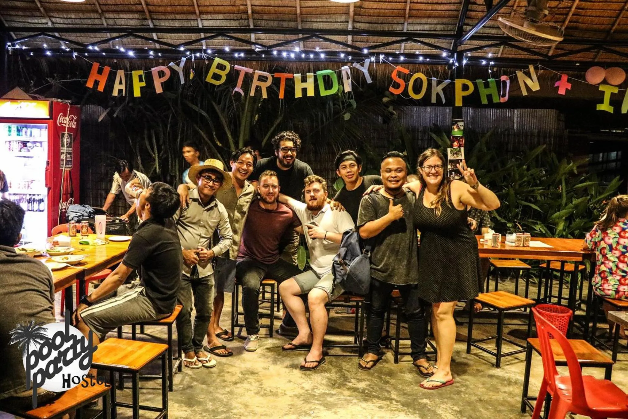 Alcoholic drinks in Pool Party Hostel