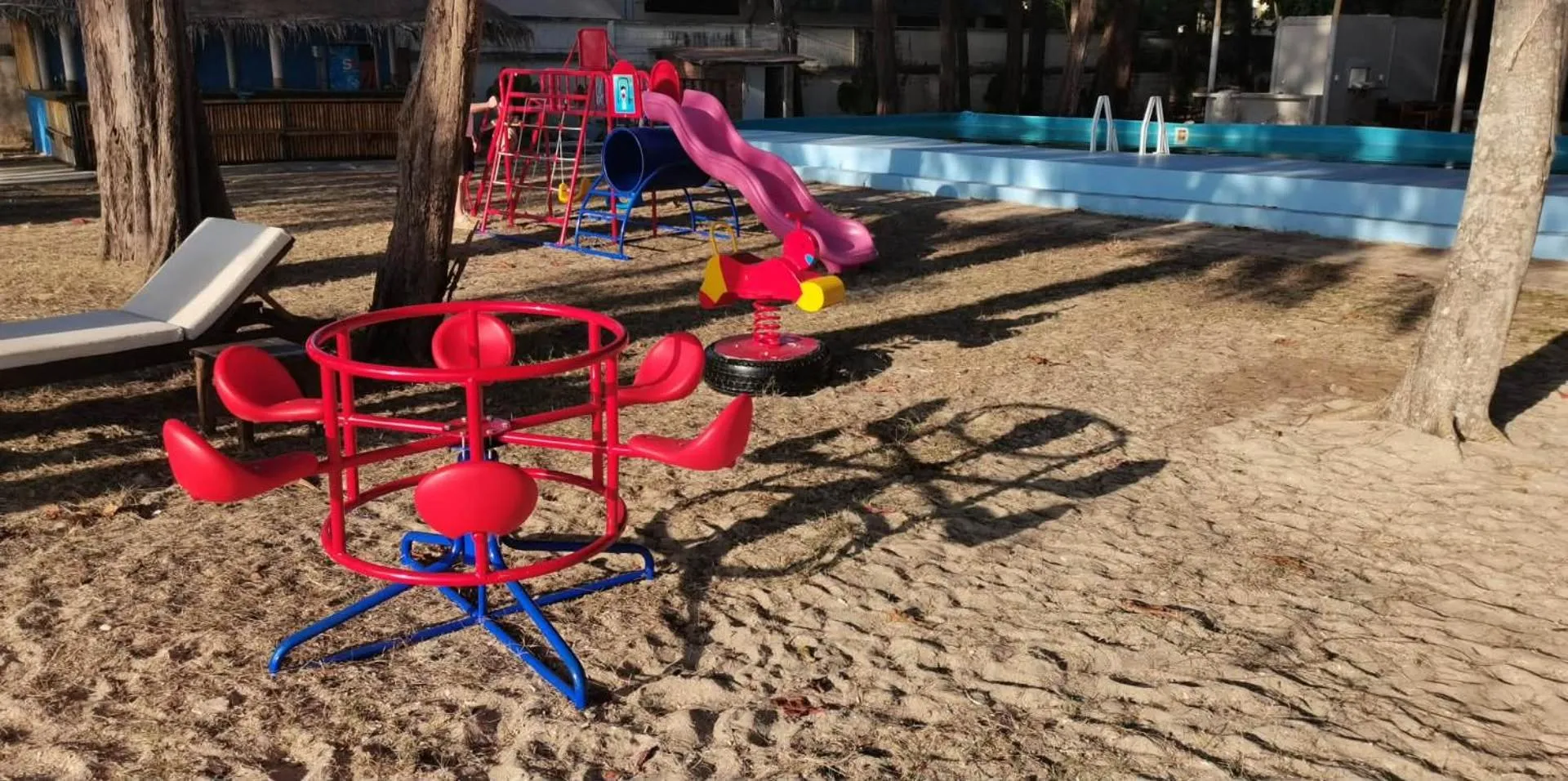 Children play ground in Eco Lanta Hideaway Beach Resort