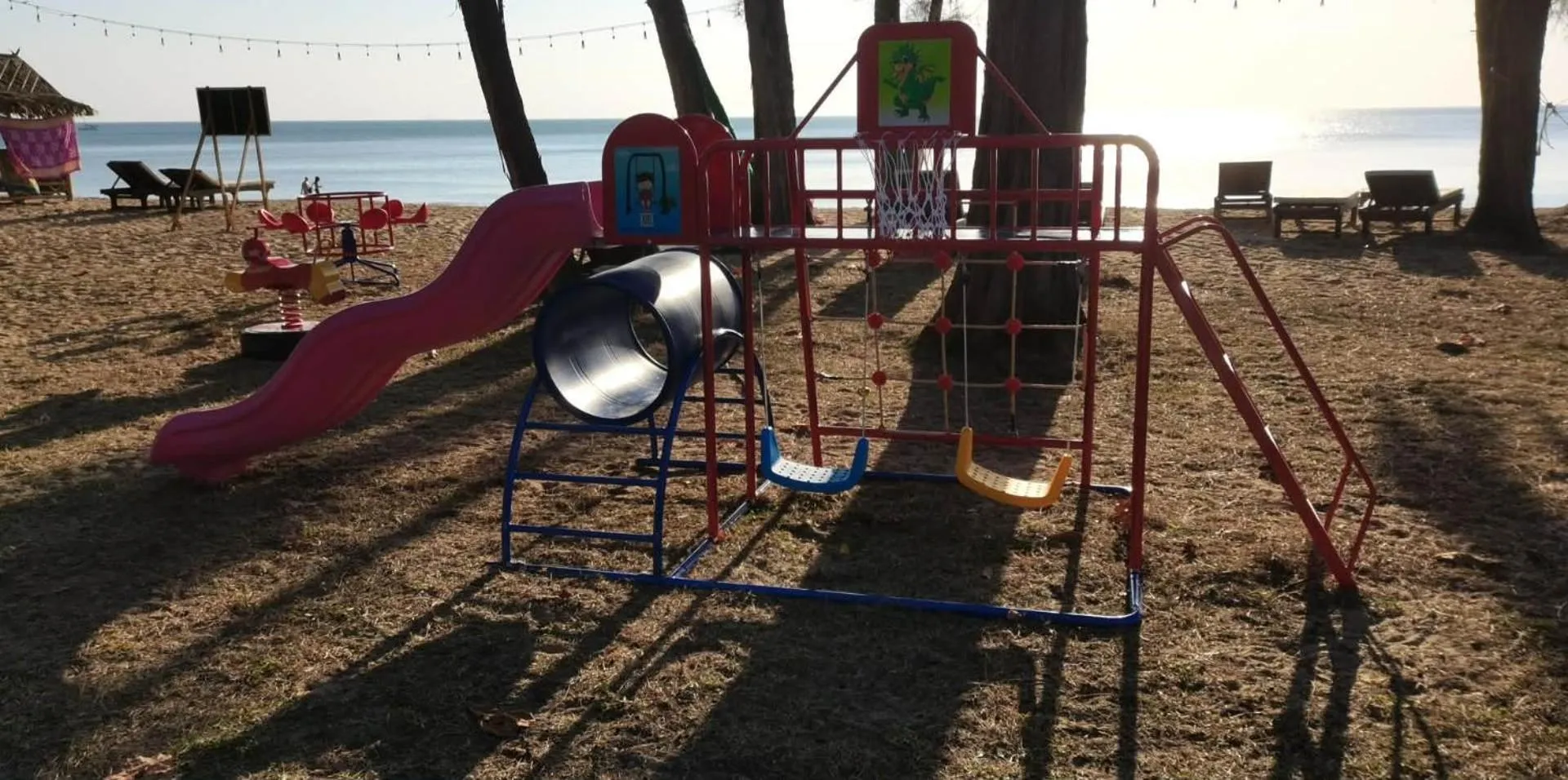 Children play ground in Eco Lanta Hideaway Beach Resort