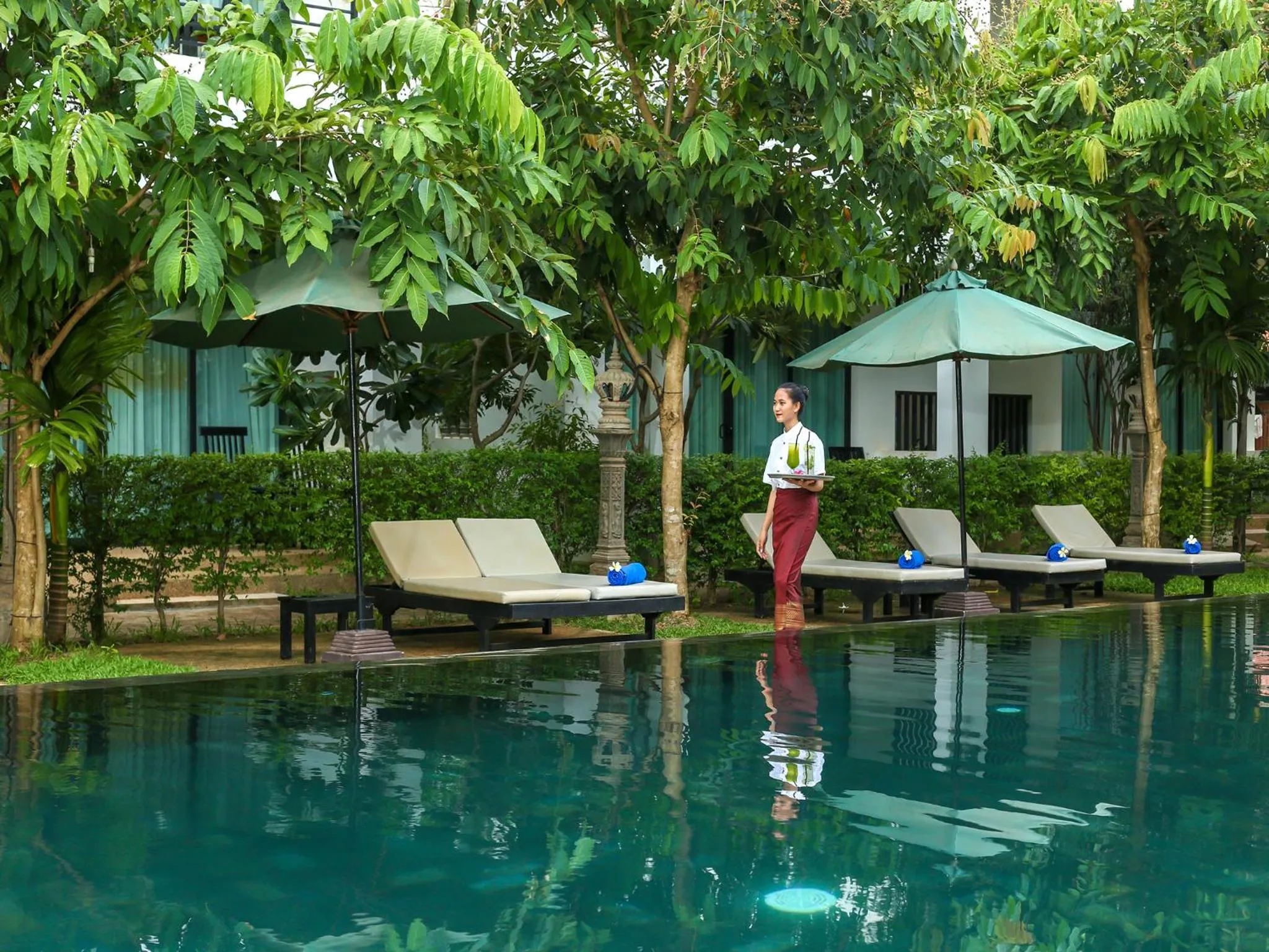 Swimming pool in Tanei Angkor Resort and Spa