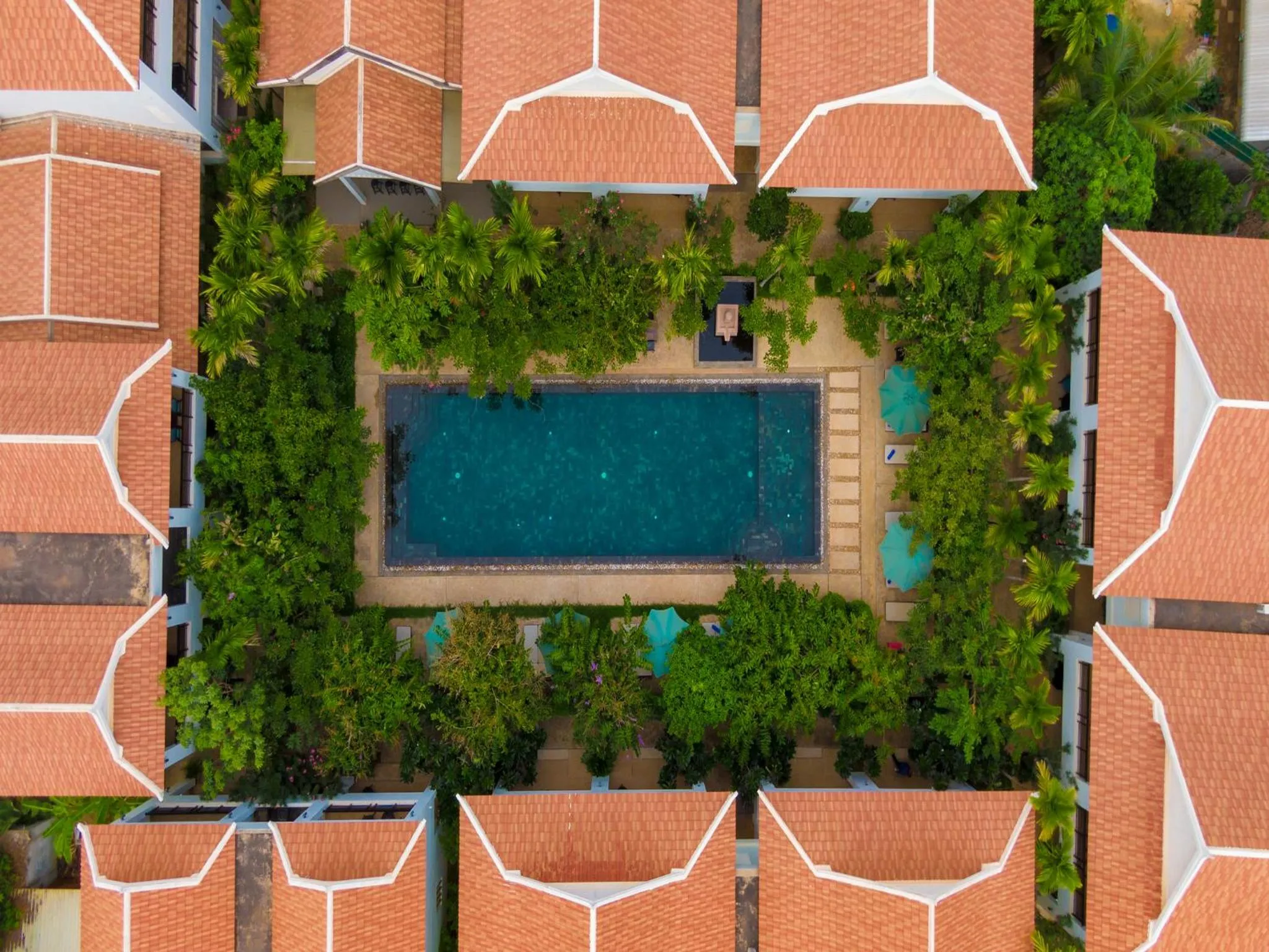 Pool view in Tanei Angkor Resort and Spa