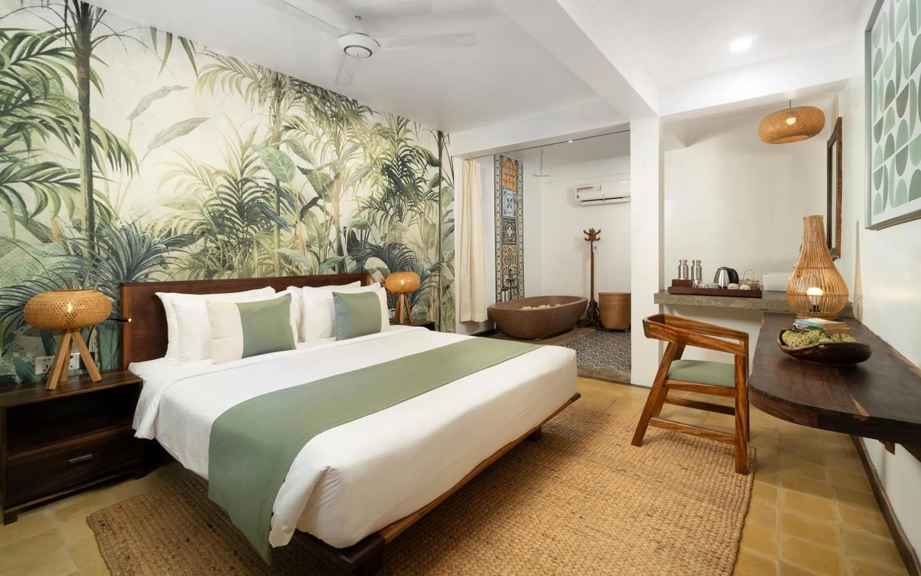 Bedroom, Bed in The Nature & Villas