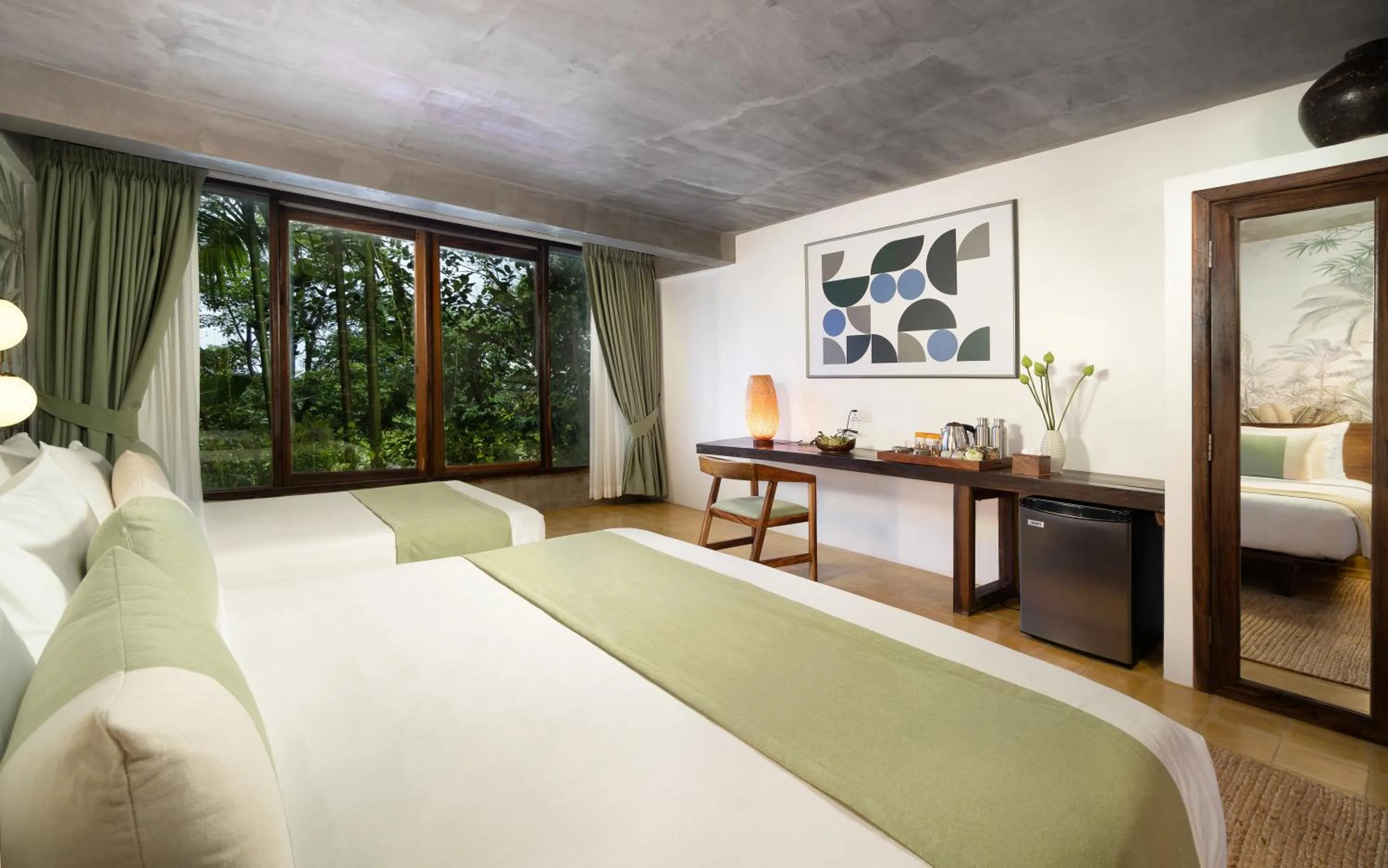 Bedroom, Bed in The Nature & Villas