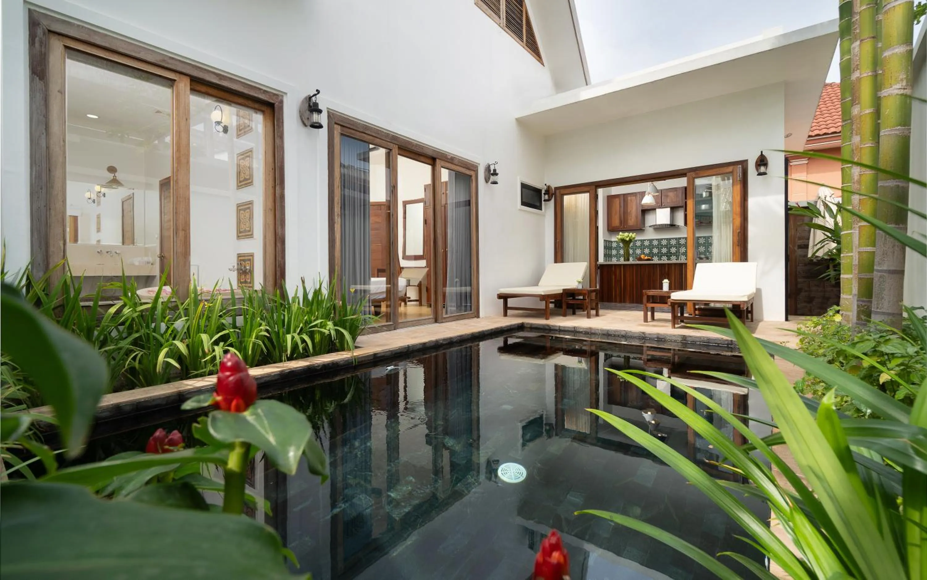 Pool view in The Nature & Villas