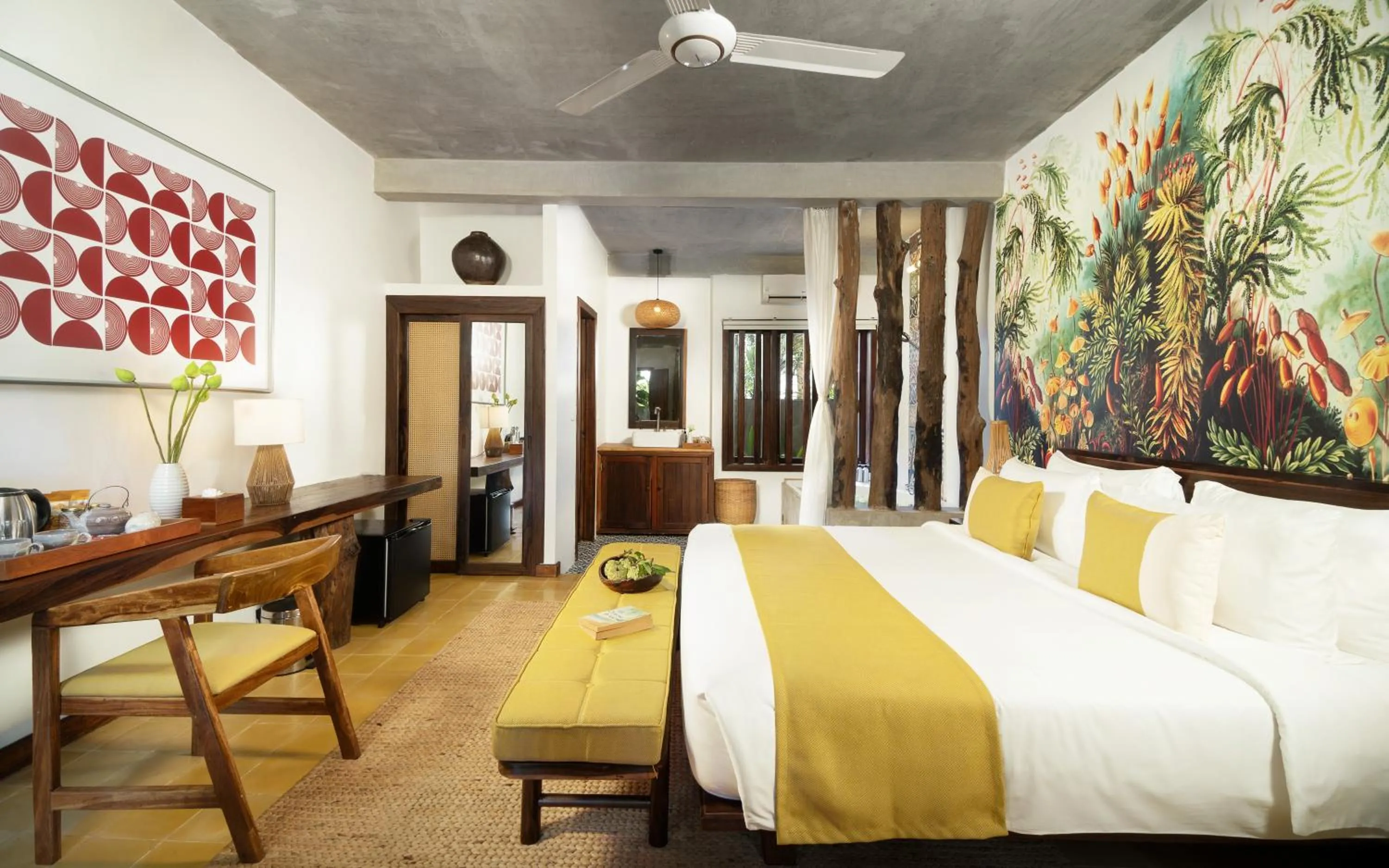 Bedroom, Bed in The Nature & Villas