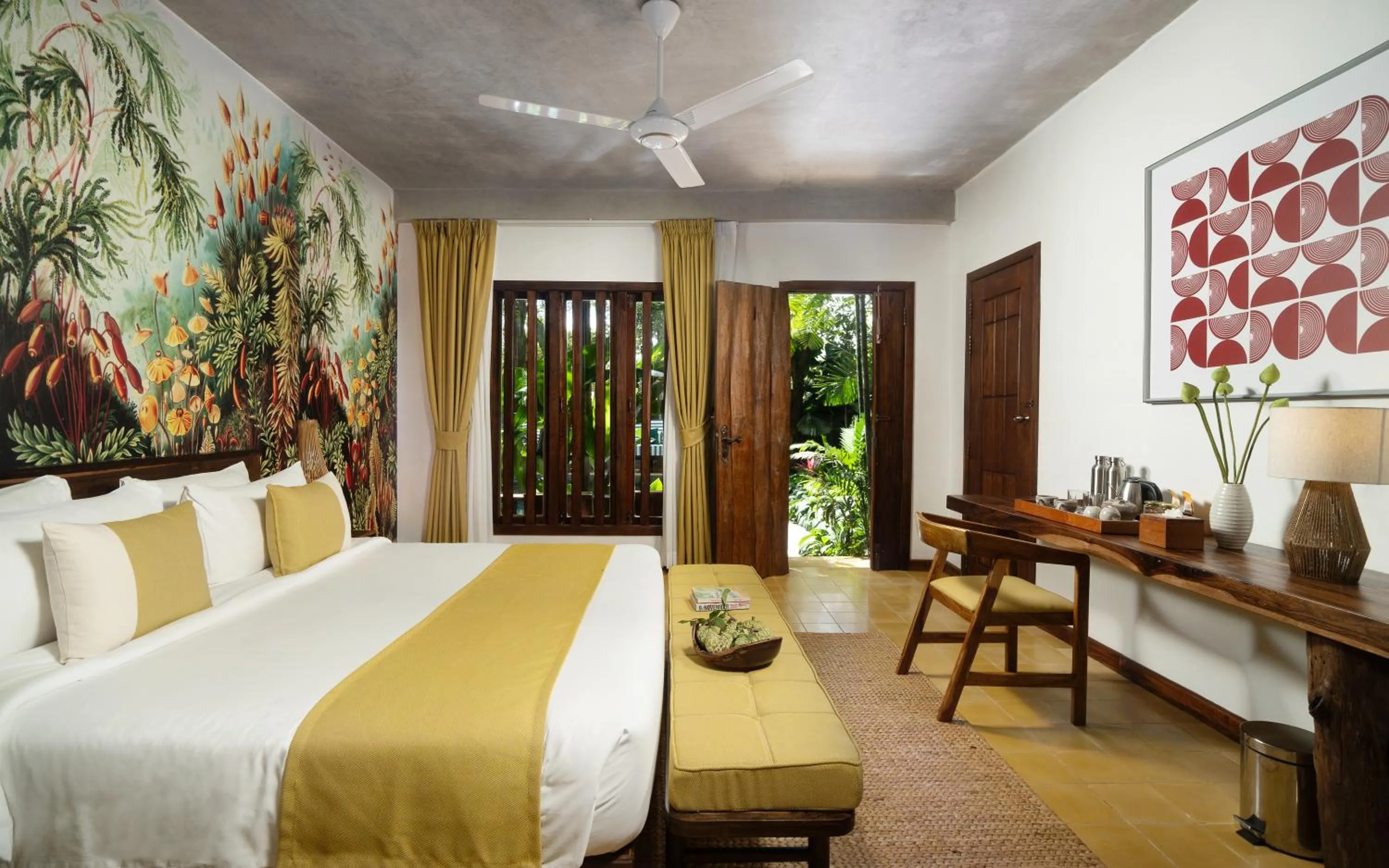 Bedroom, Bed in The Nature & Villas