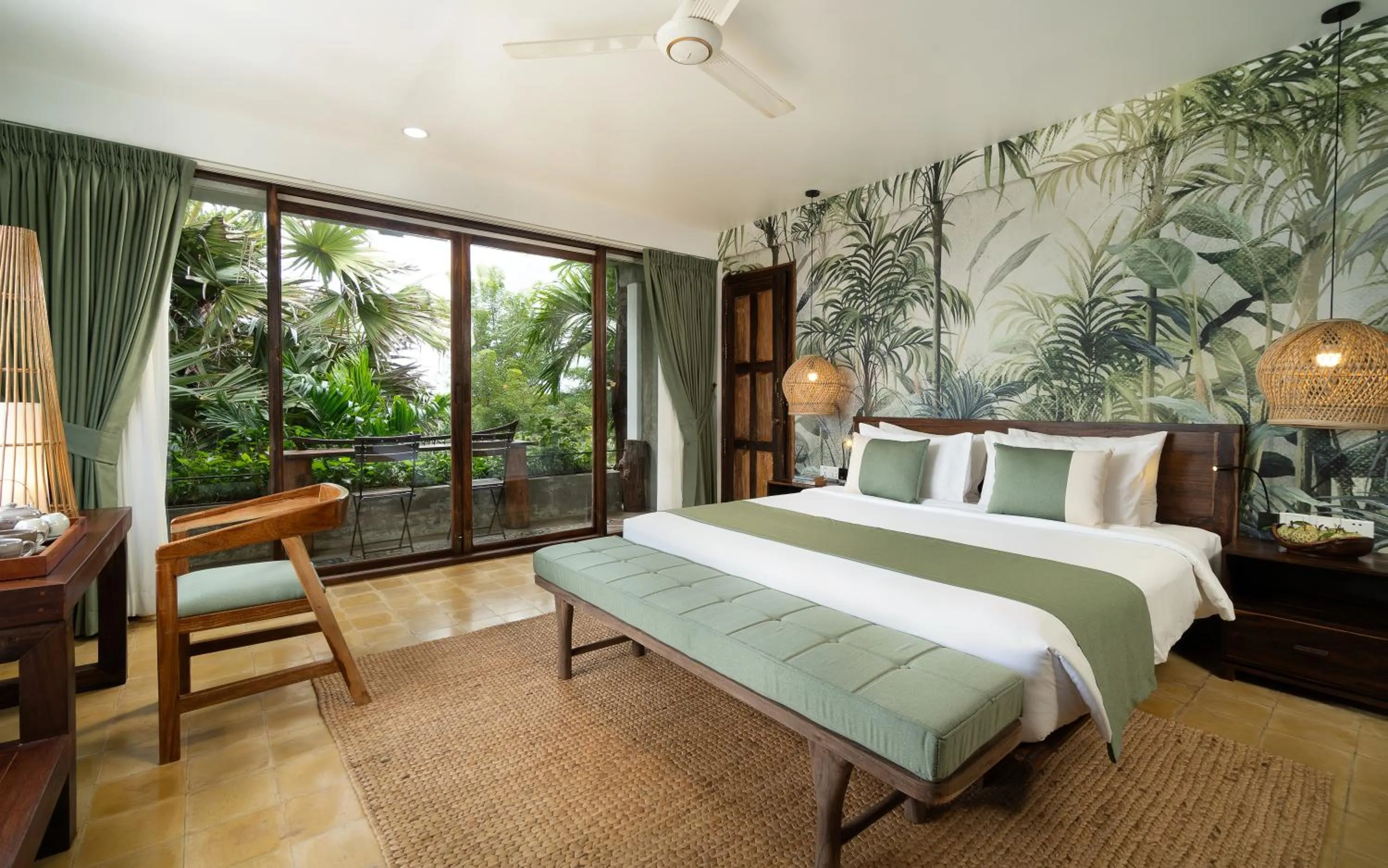 Bedroom, Bed in The Nature & Villas