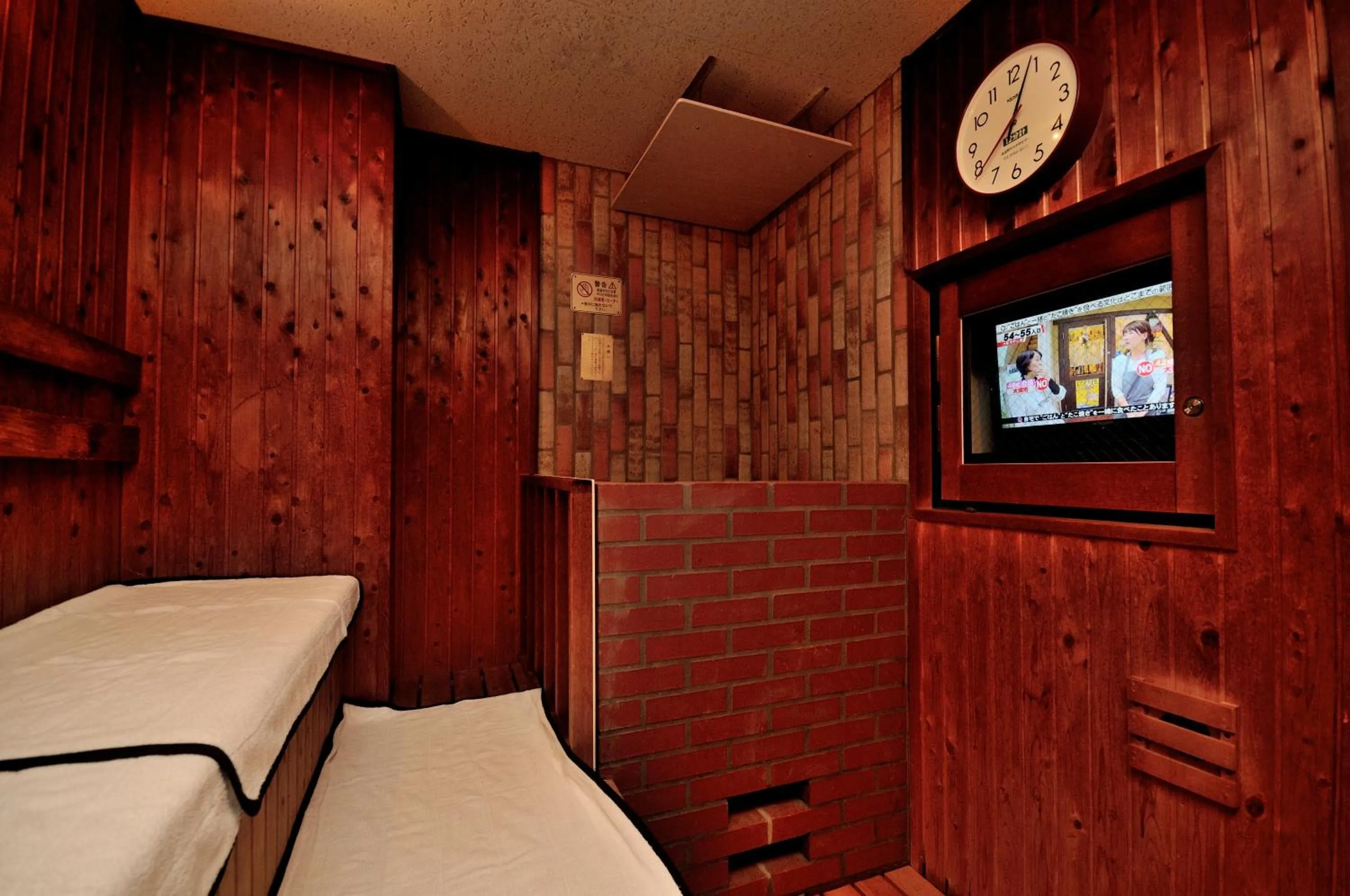 Sauna, Bed in Spa&Capsule Hotel Grandpark Inn Kitasenju