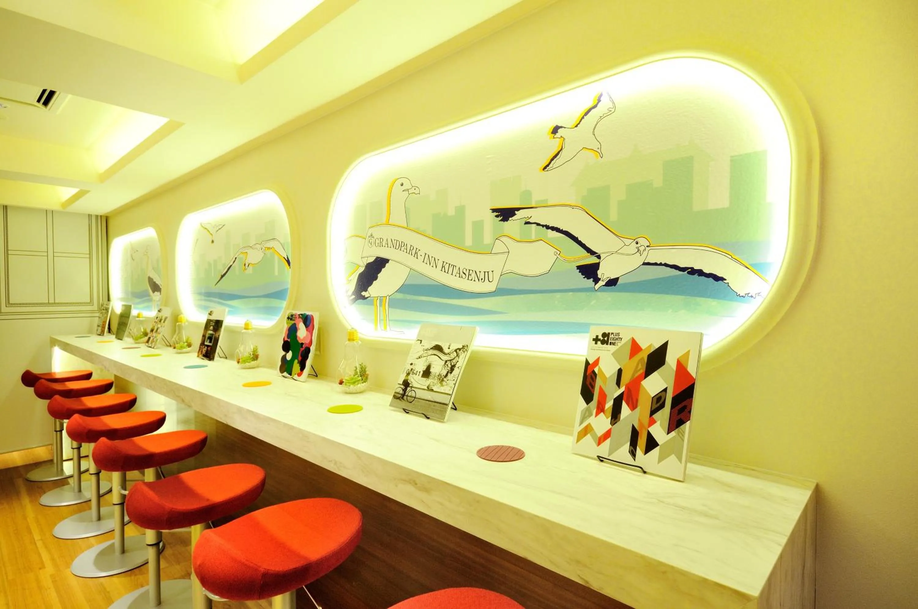 Decorative detail in Spa&Capsule Hotel Grandpark Inn Kitasenju