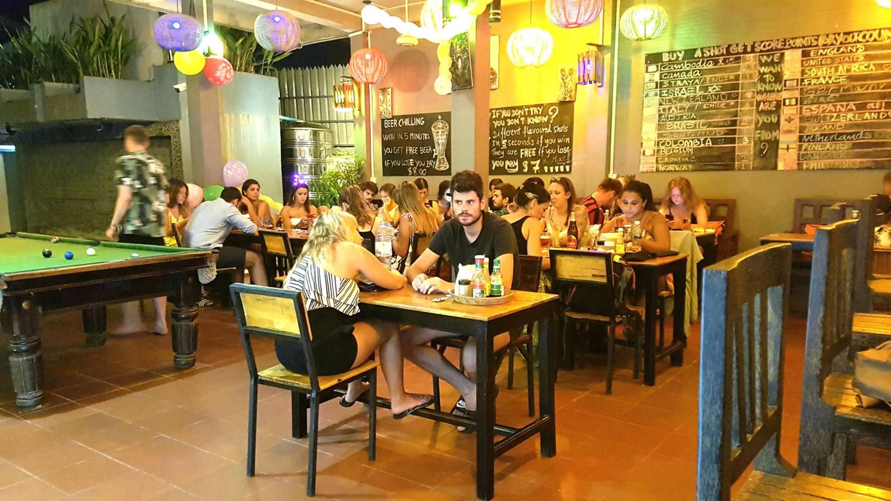 Restaurant/places to eat in Siem Reap Pub Hostel