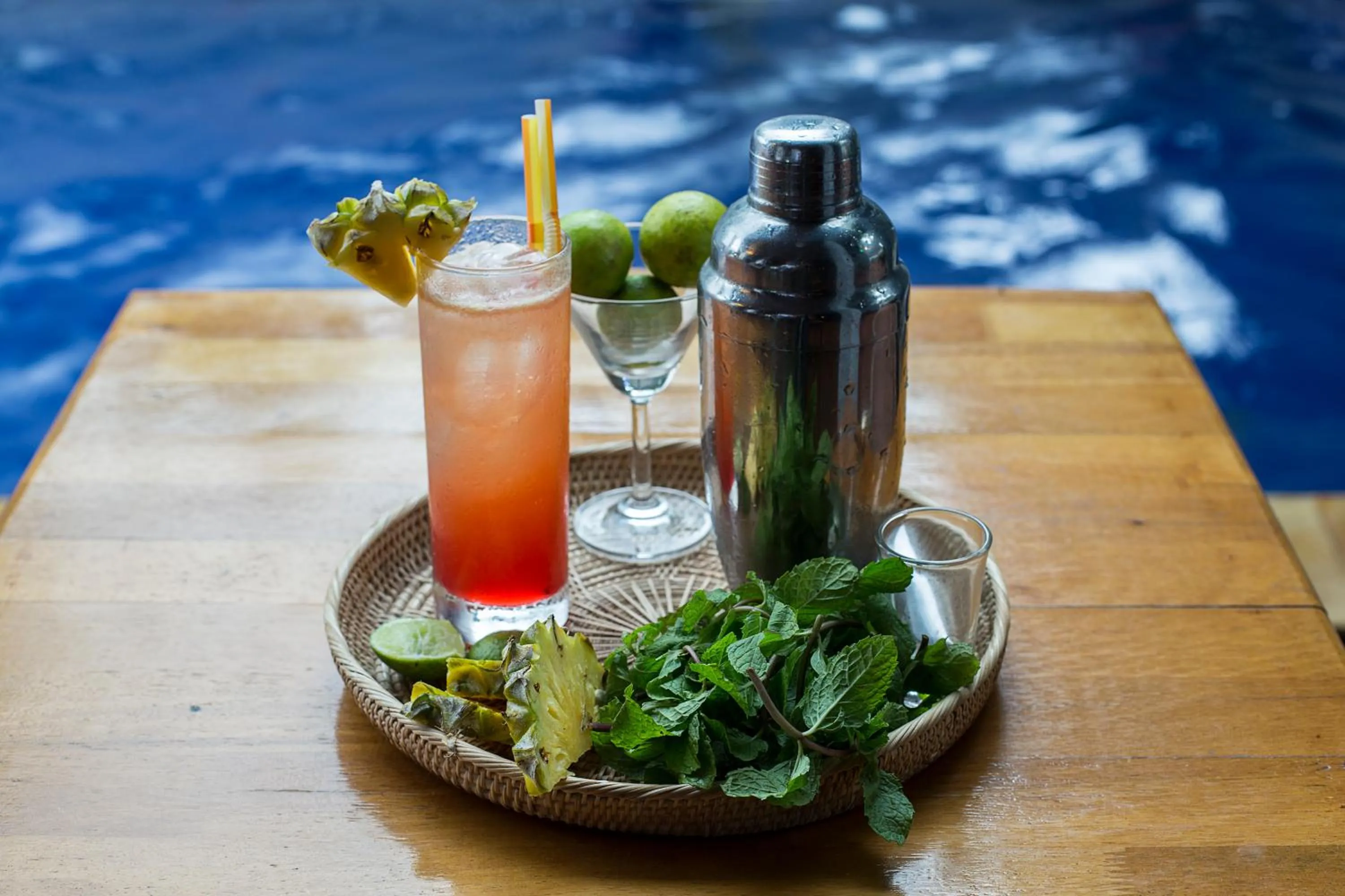 Drinks in Siem Reap Pub Hostel