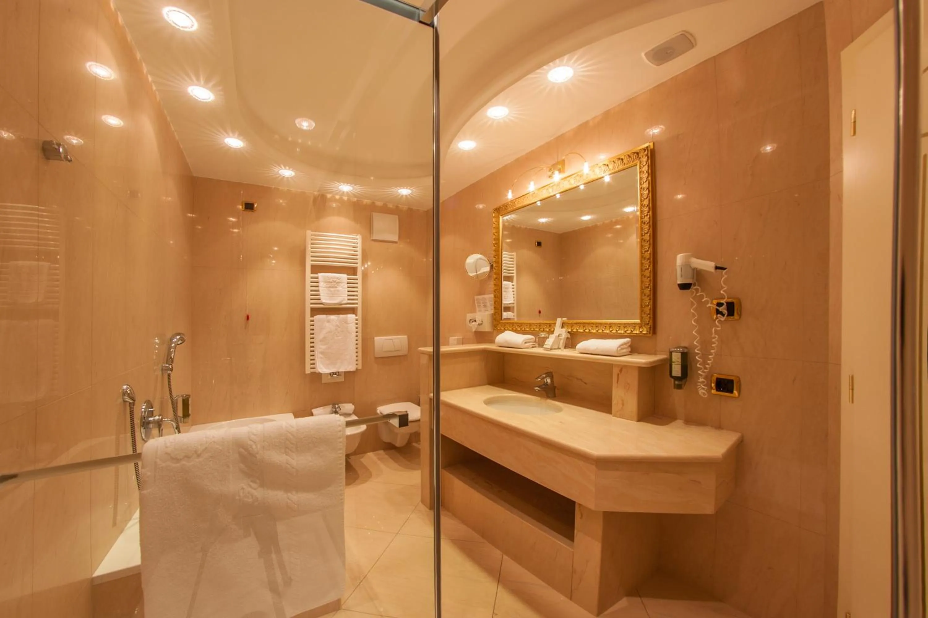 Shower in Cityhotel Goldener Adler B&B