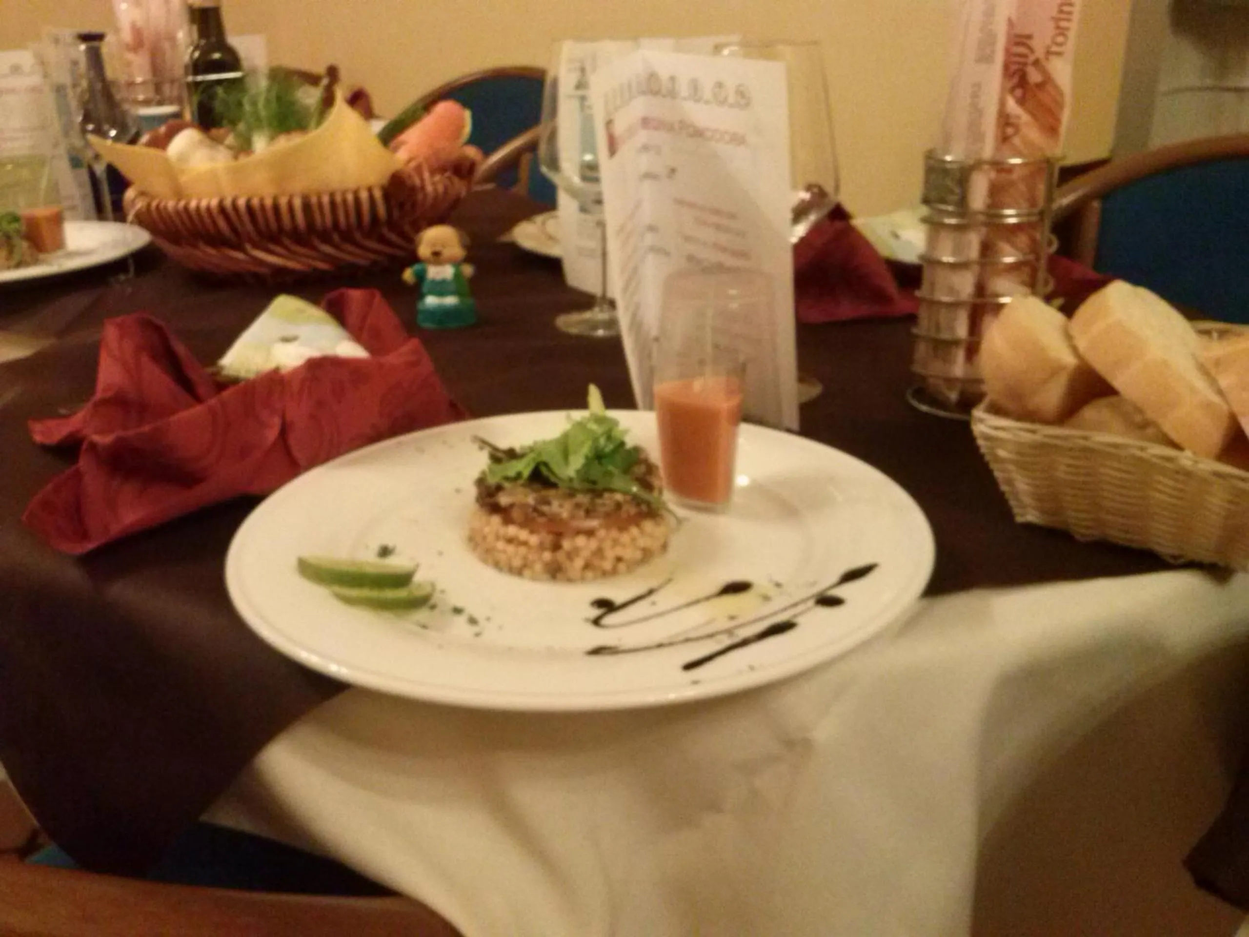 Dining area in Locanda San Marco