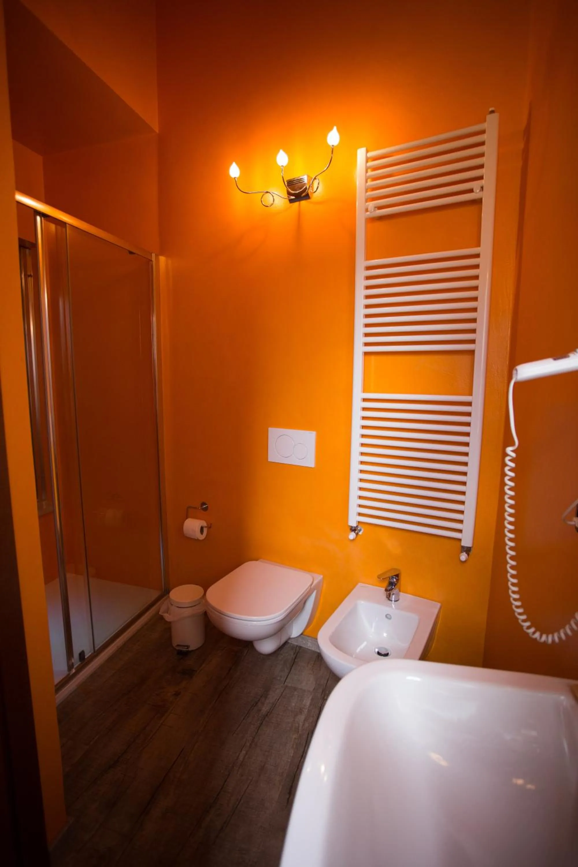 Bathroom, Bed in Locanda San Marco