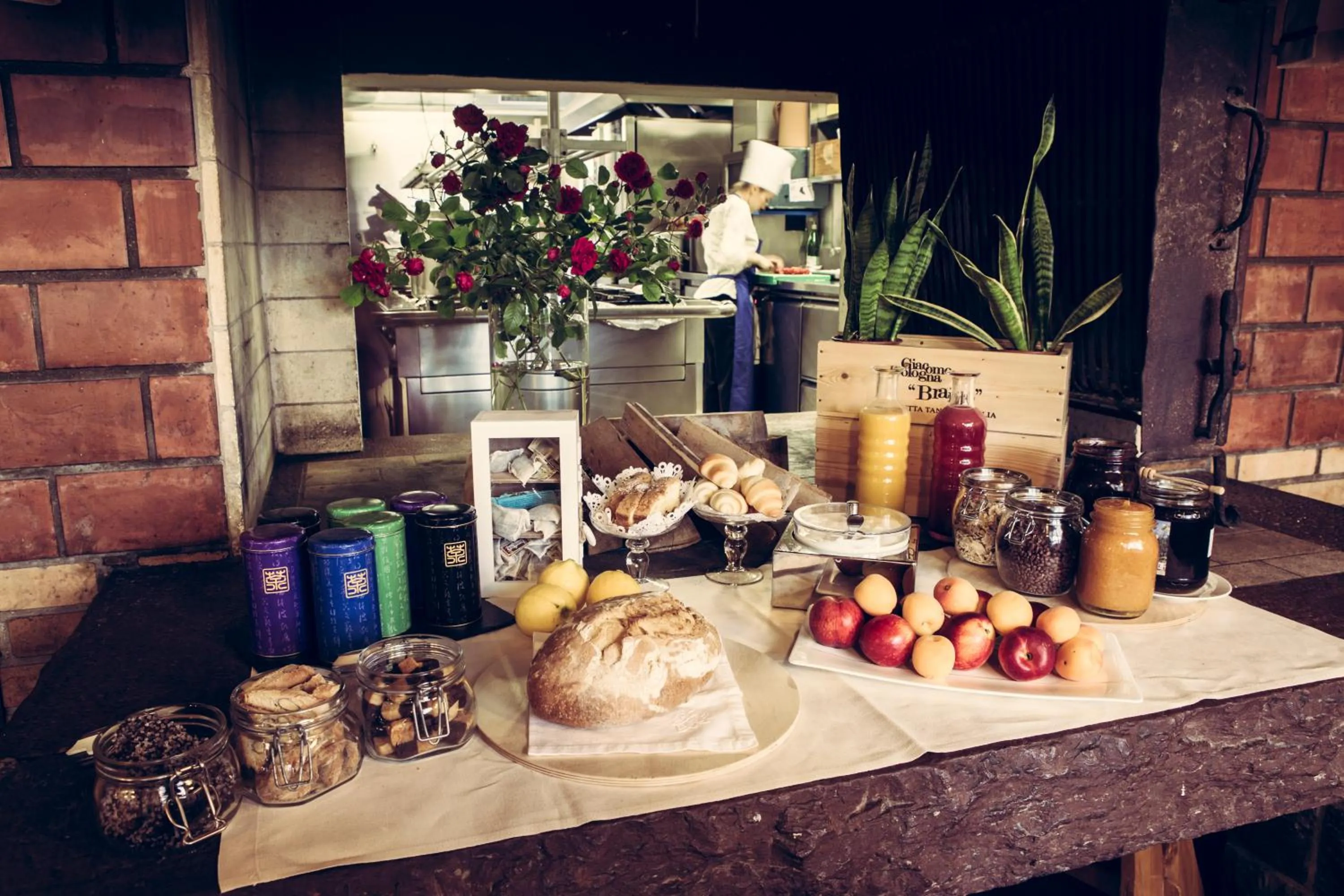 Food and drinks in Locanda San Lorenzo