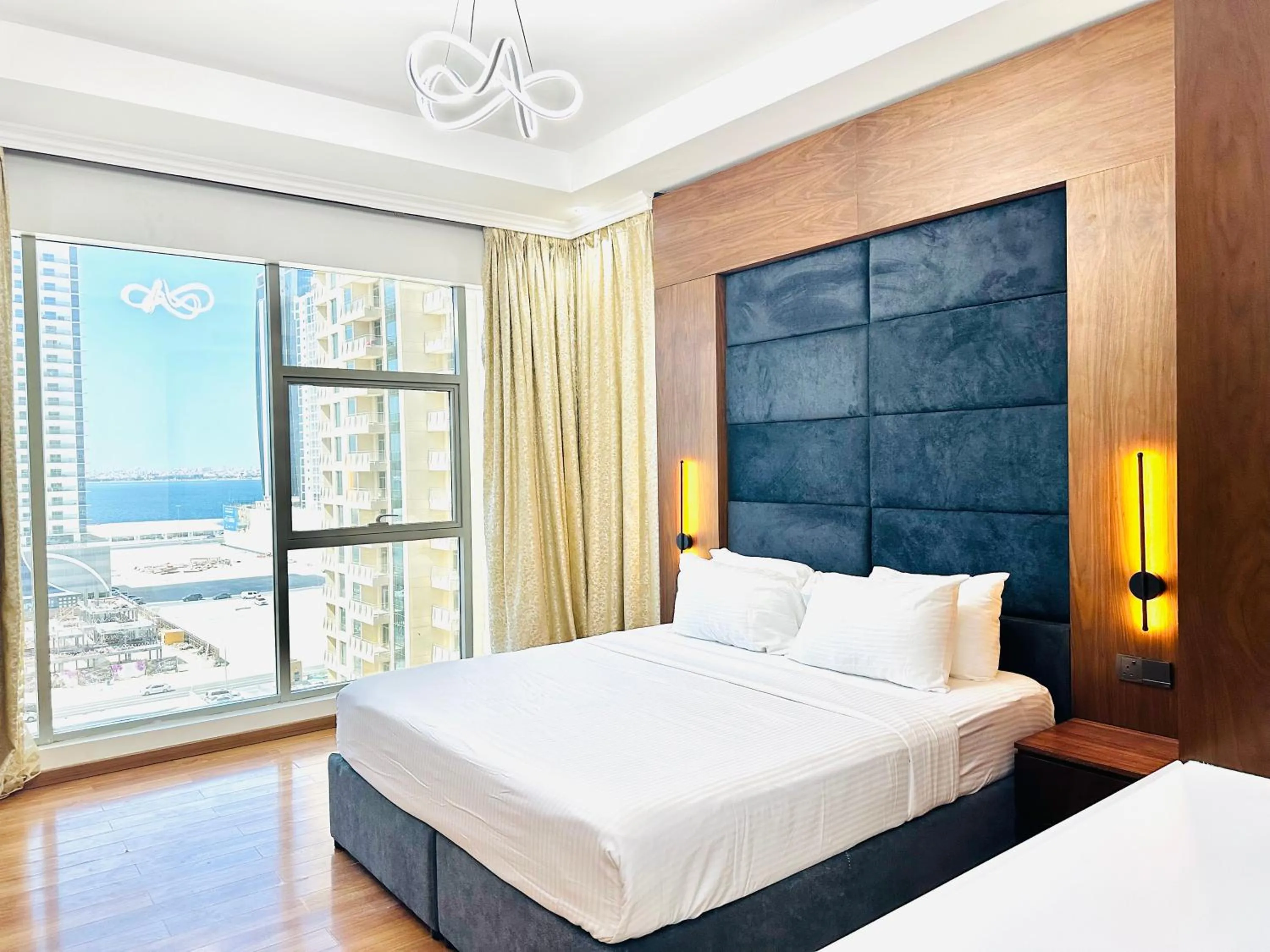 Bedroom in Kiev Tower Hotel Apartments