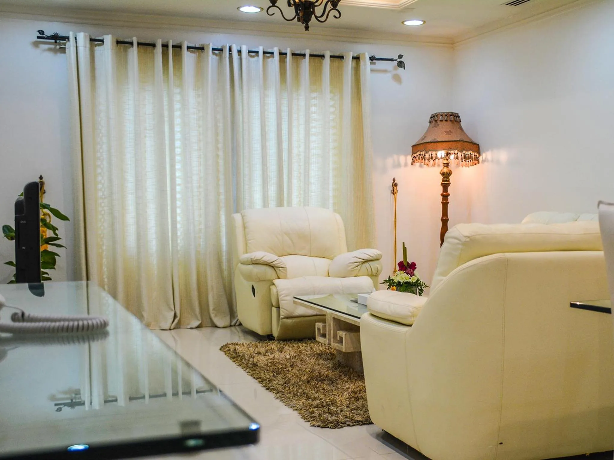 Living room in Kiev Tower Hotel Apartments