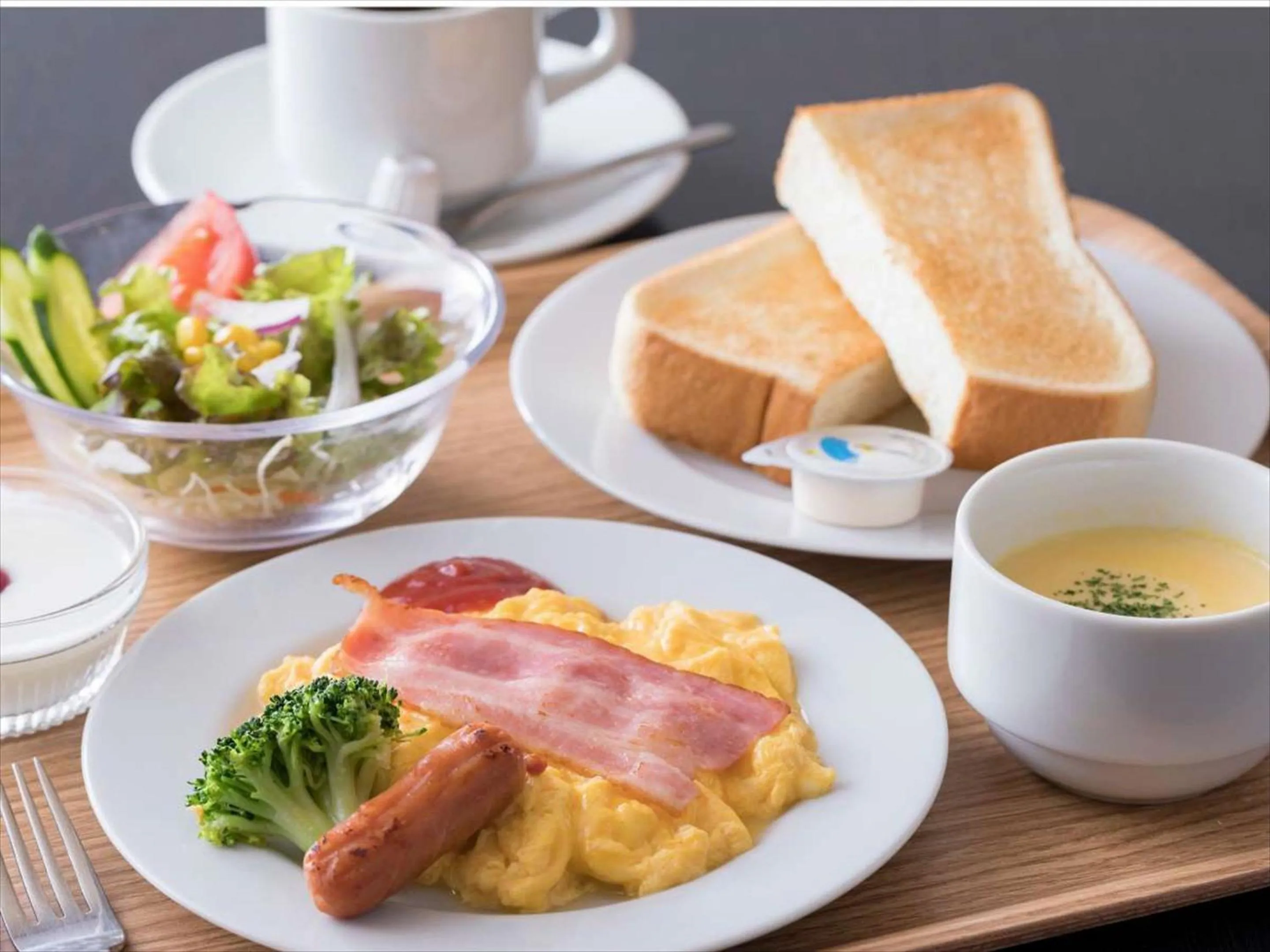 Breakfast in KOKO STAY Hitachi- formerly Hotel Wing International Hitachi