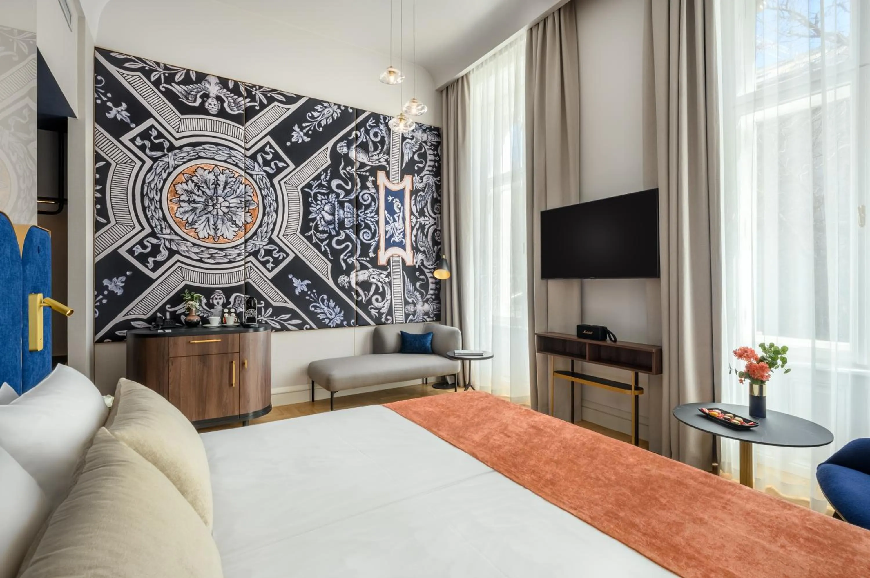 Bed in Hotel Moments Budapest by Continental Group
