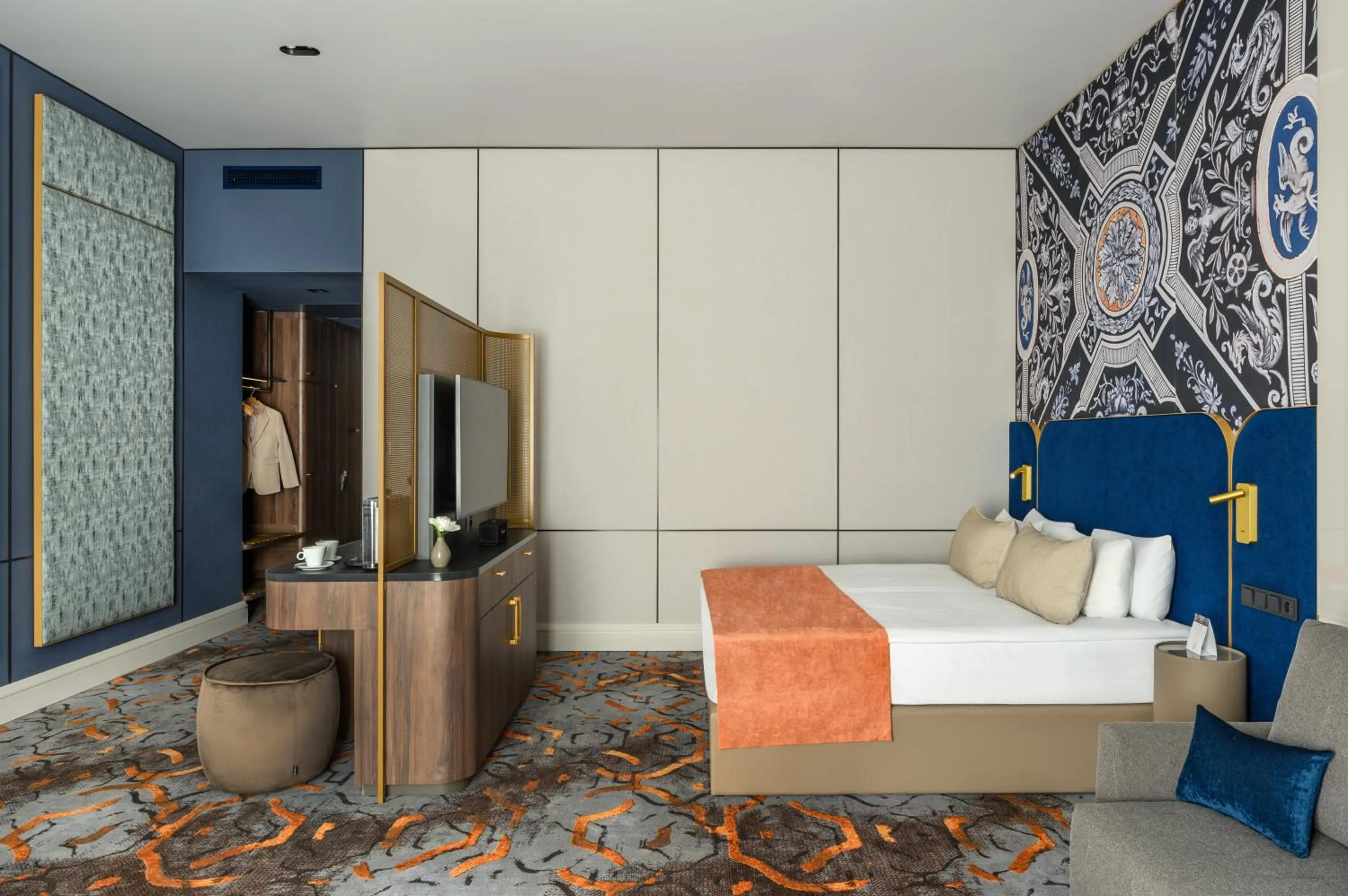 Bed in Hotel Moments Budapest by Continental Group