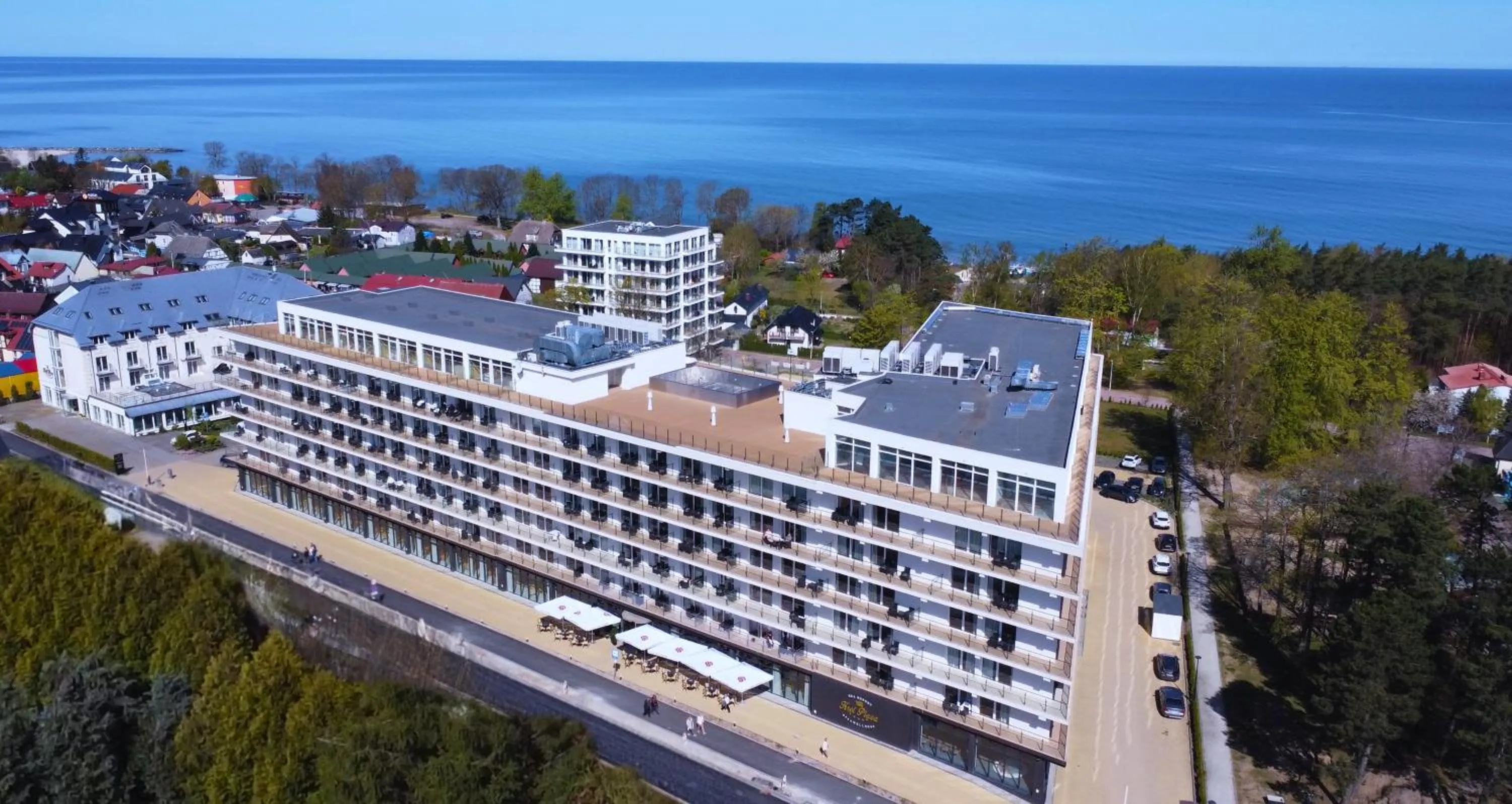 Property building in Król Plaza Spa & Wellness