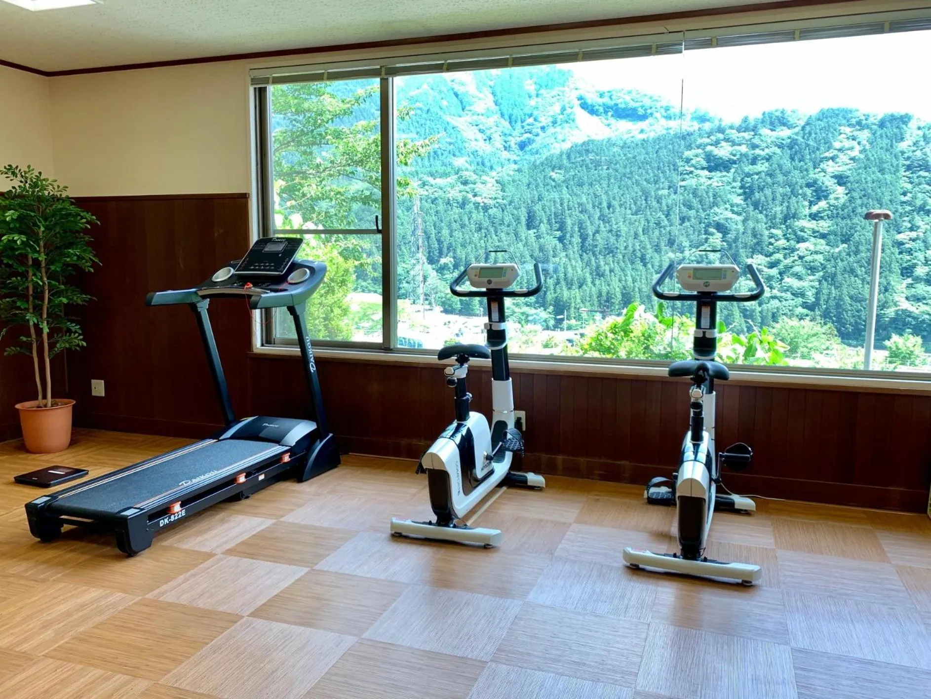 Fitness centre/facilities in Hotel Miki