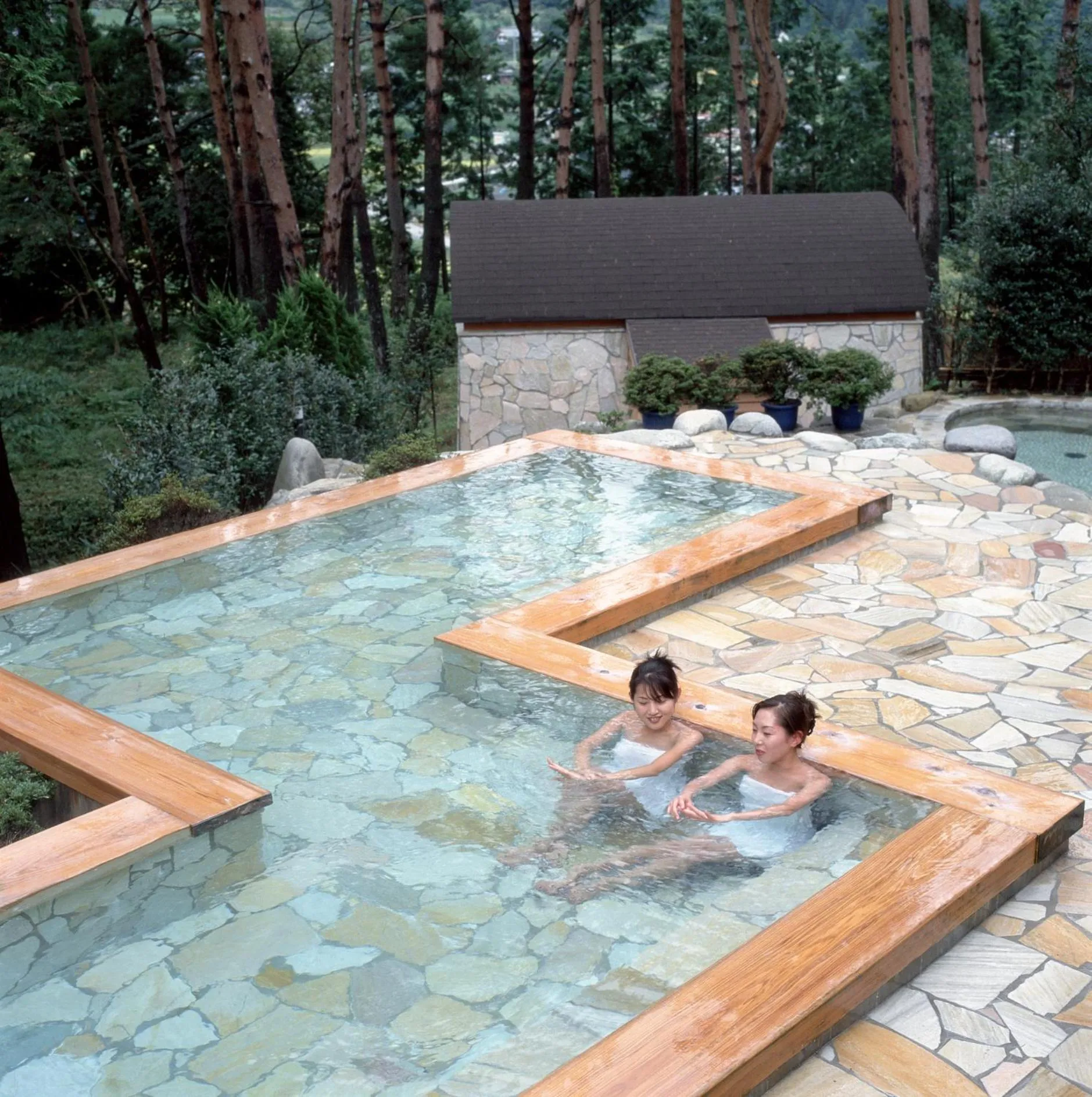 Hot Spring Bath in Hotel Miki