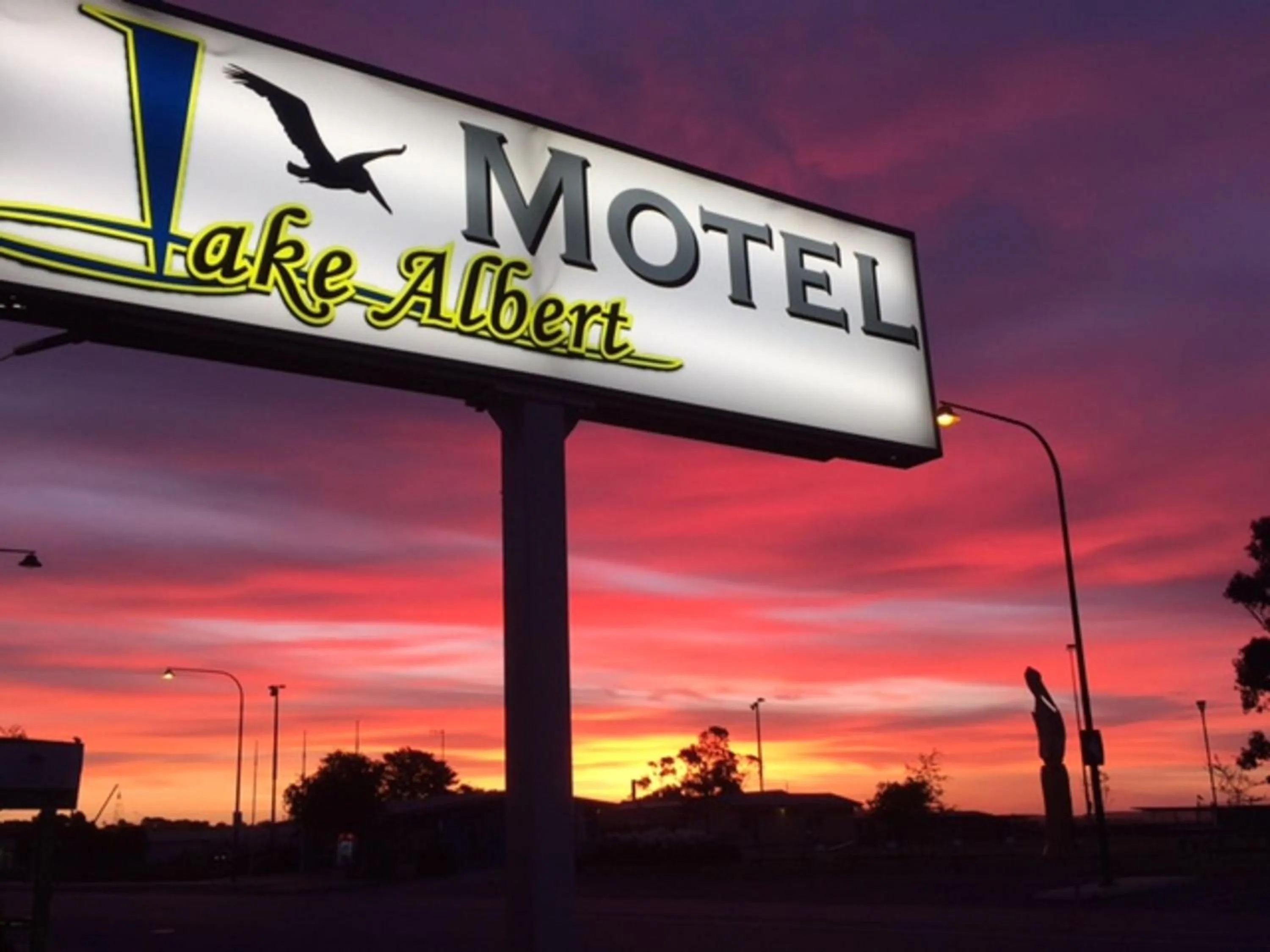 Property logo or sign in Lake Albert Motel
