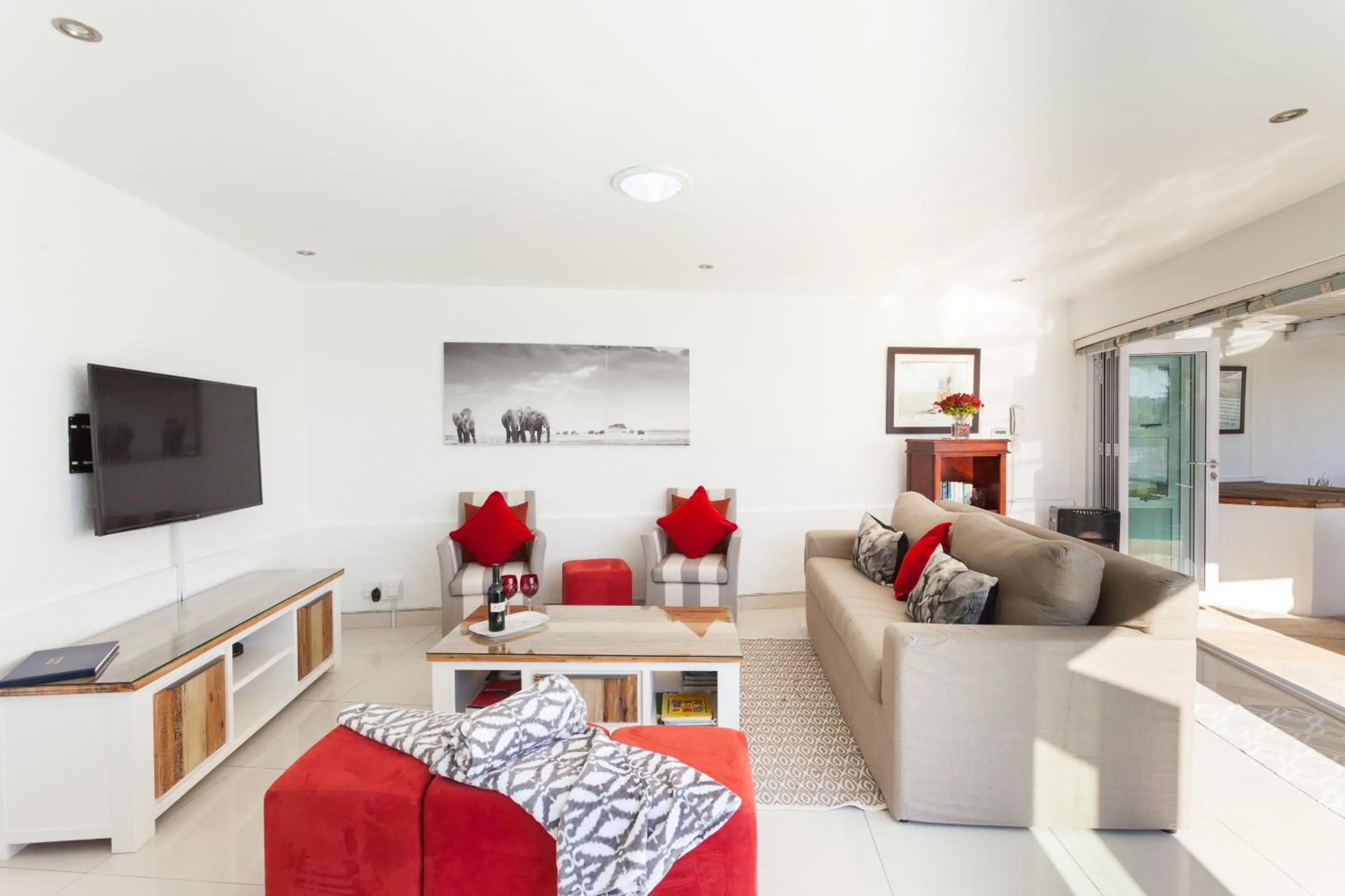 Living room in Funkey Villas Cape Town