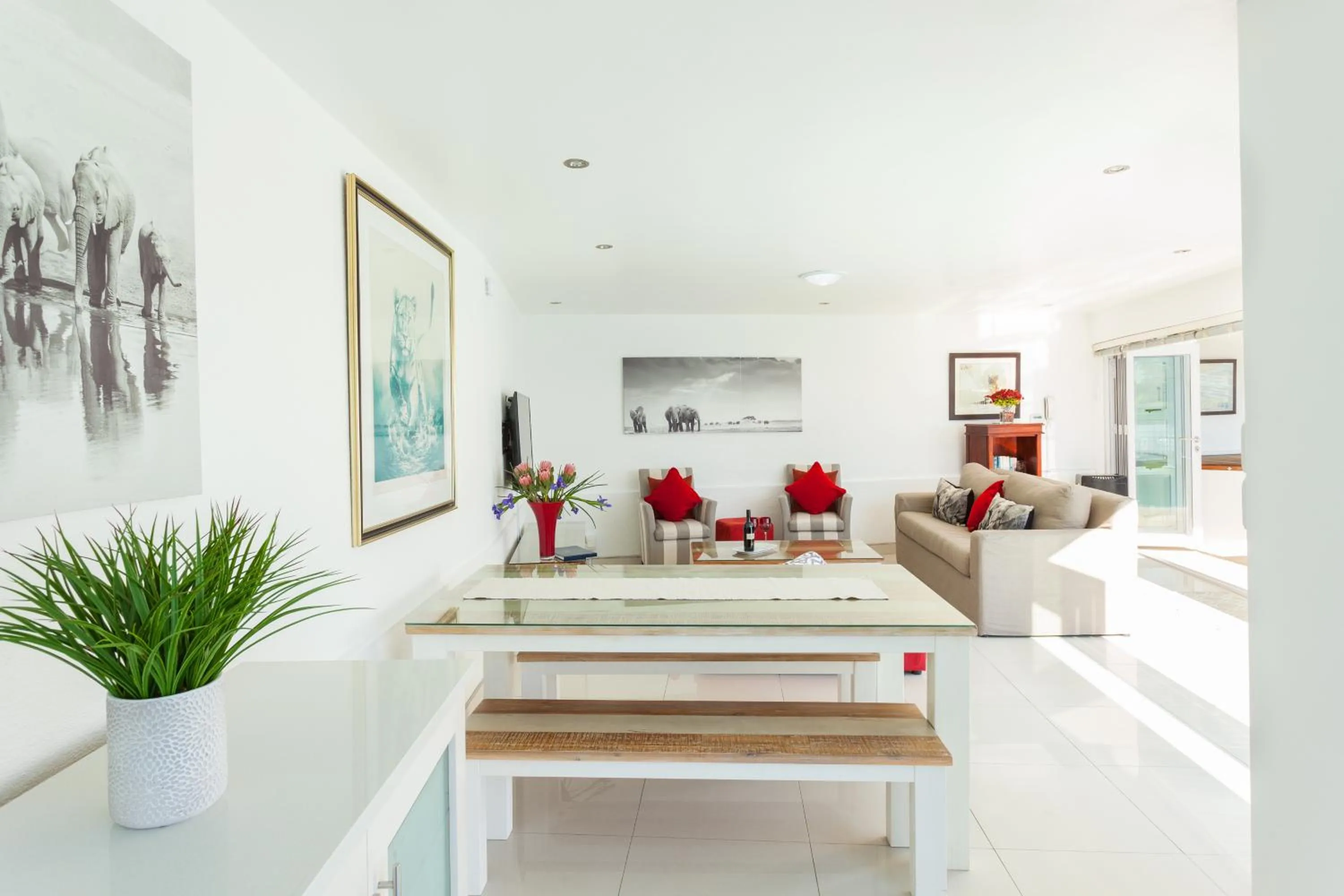 Living room in Funkey Villas Cape Town
