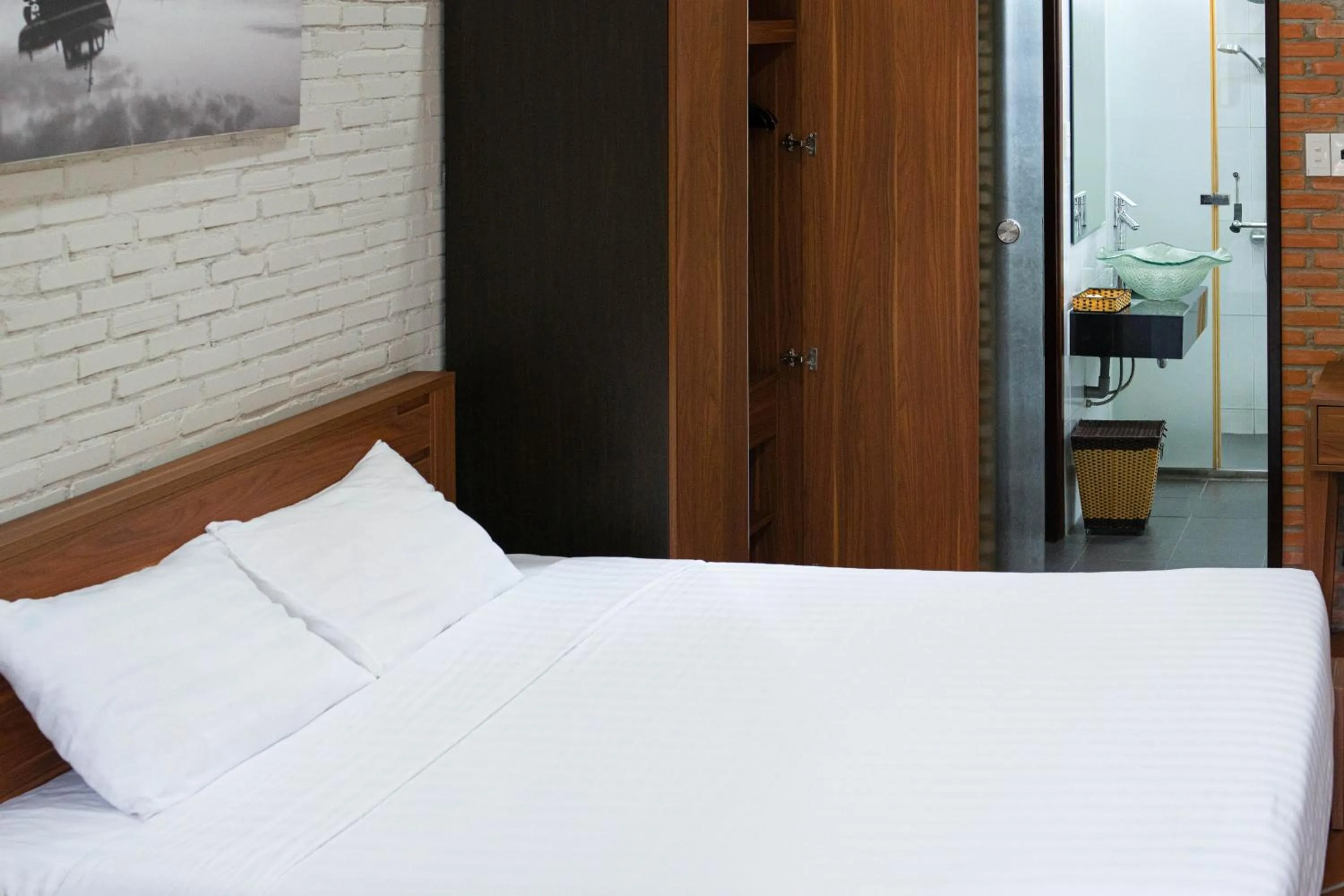 Bed in Mekong Long Thanh Resort & Reststop