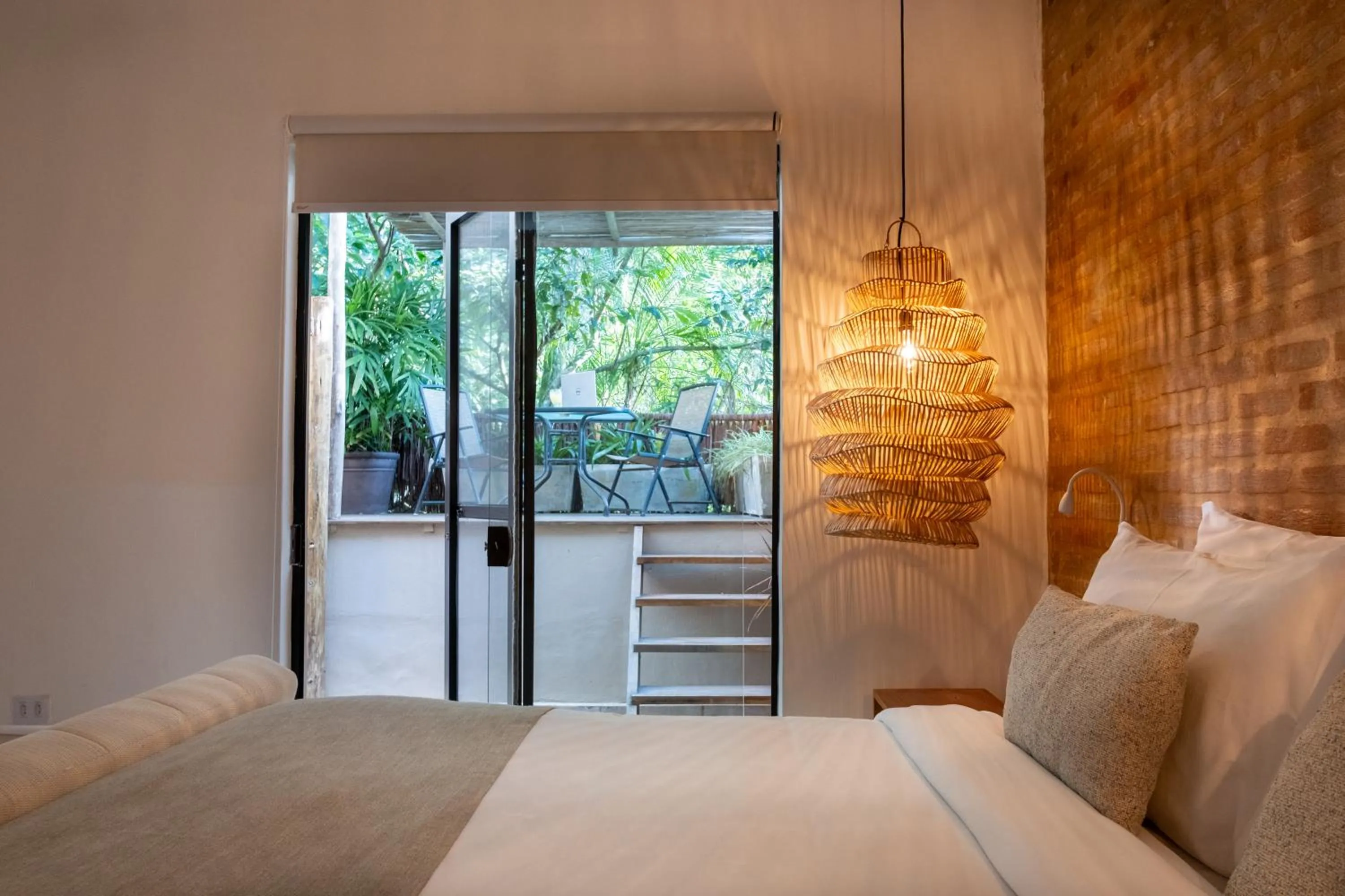 Bed in Casa Luz Paraty