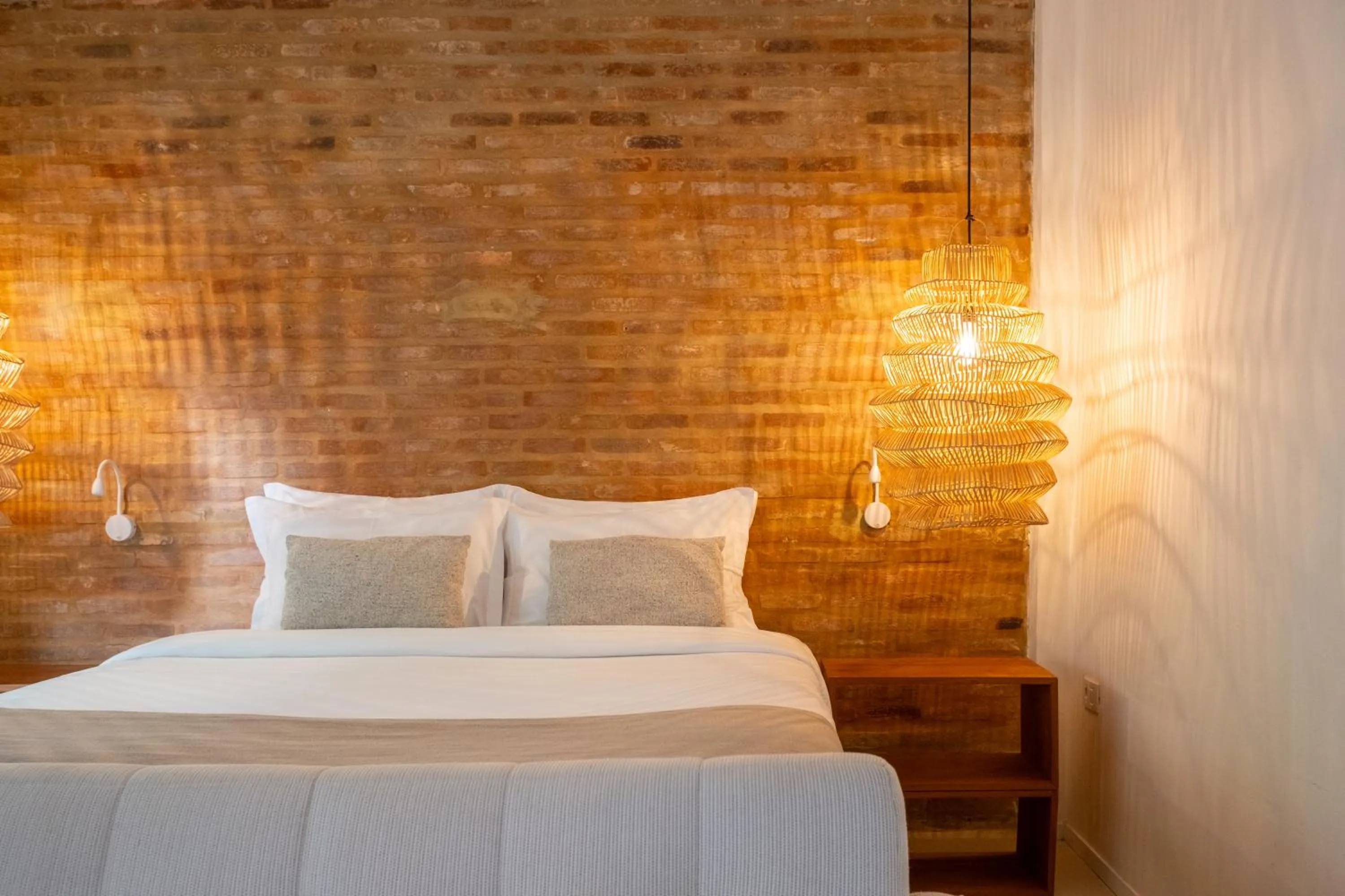 Bed in Casa Luz Paraty