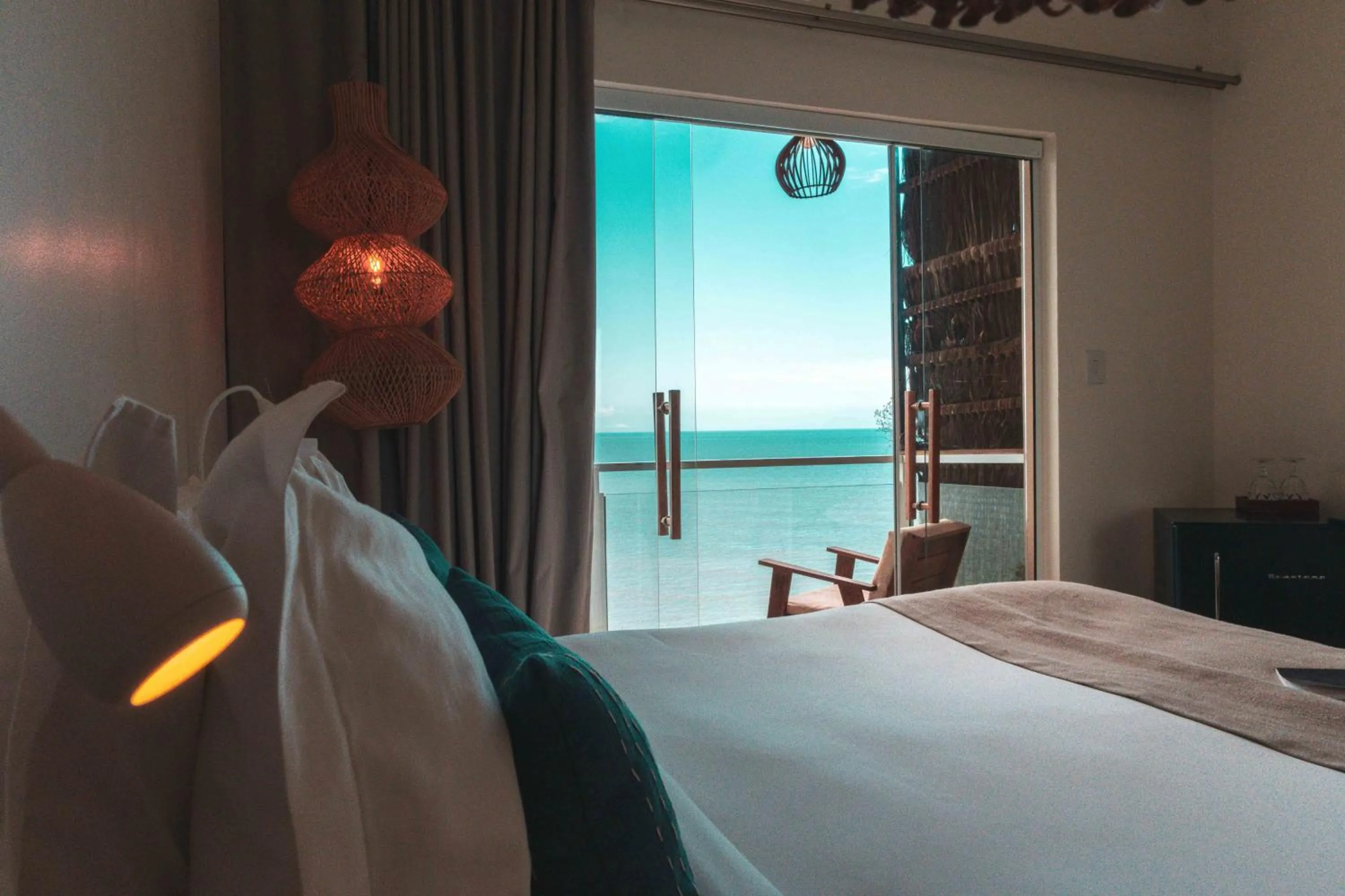 Bedroom, Bed in Casa Luz Paraty