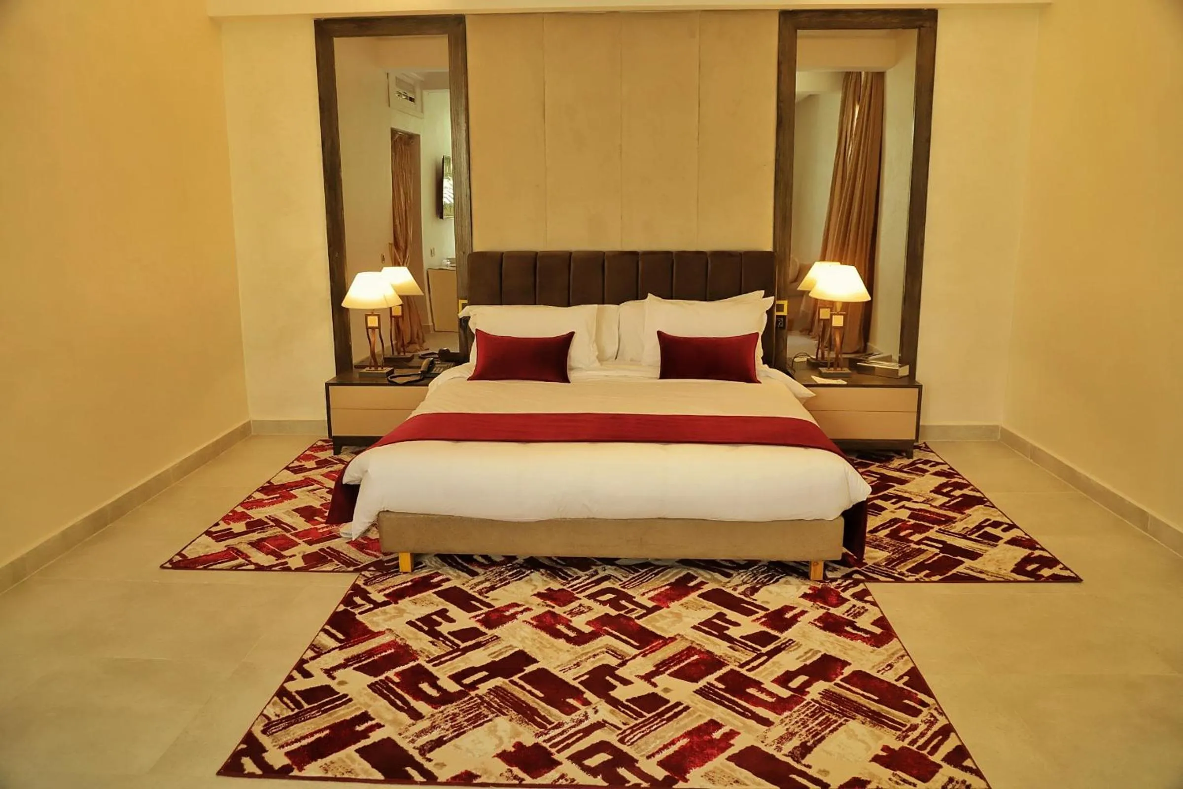 Bed in Hotel Parador