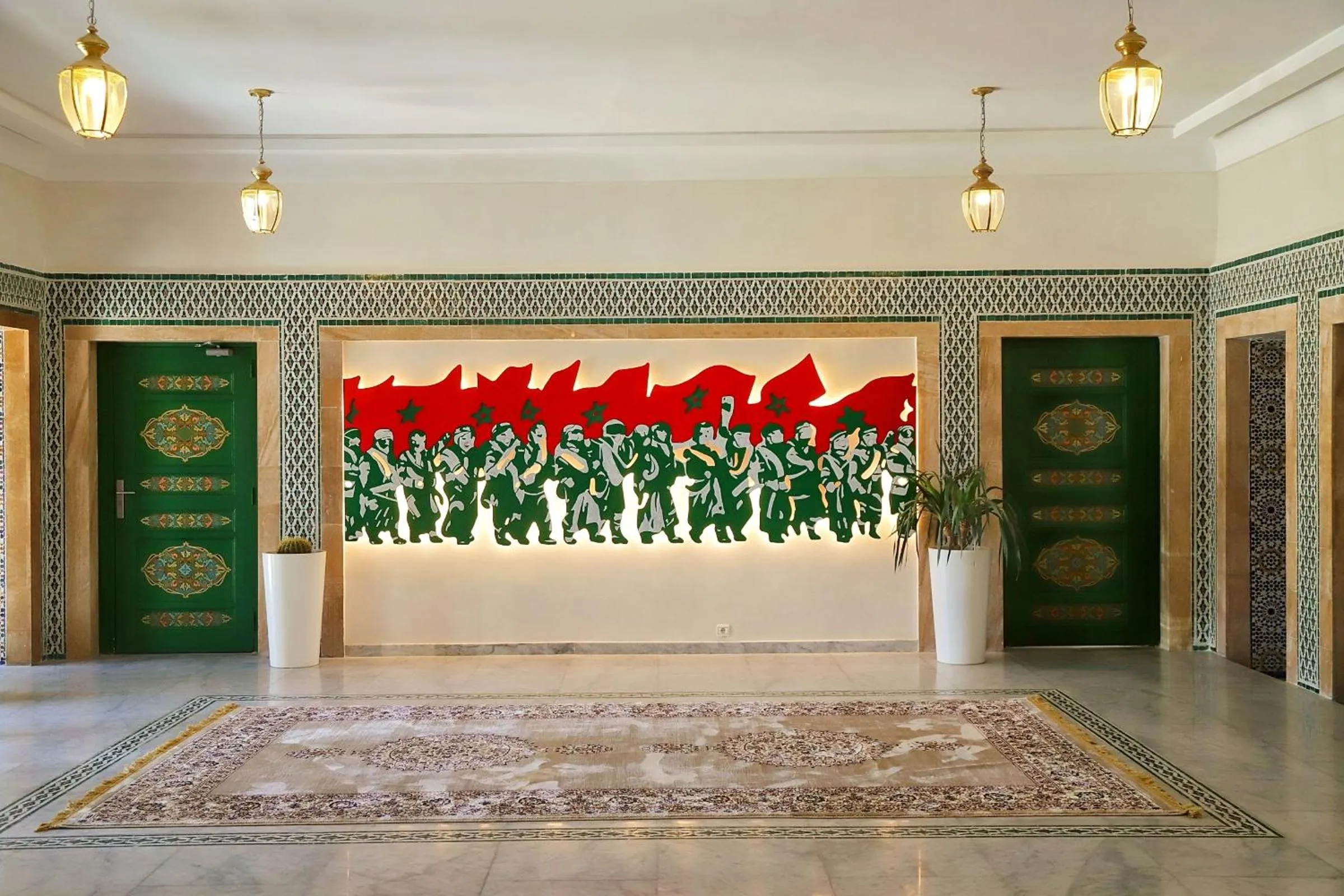 Decorative detail in Hotel Parador