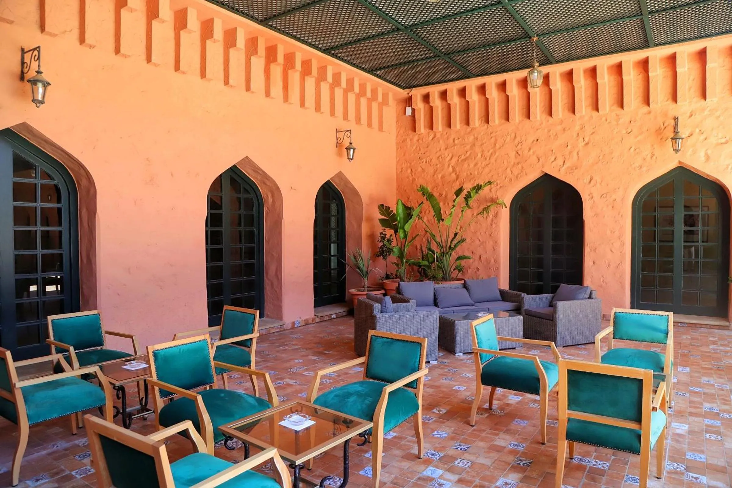 Patio in Hotel Parador