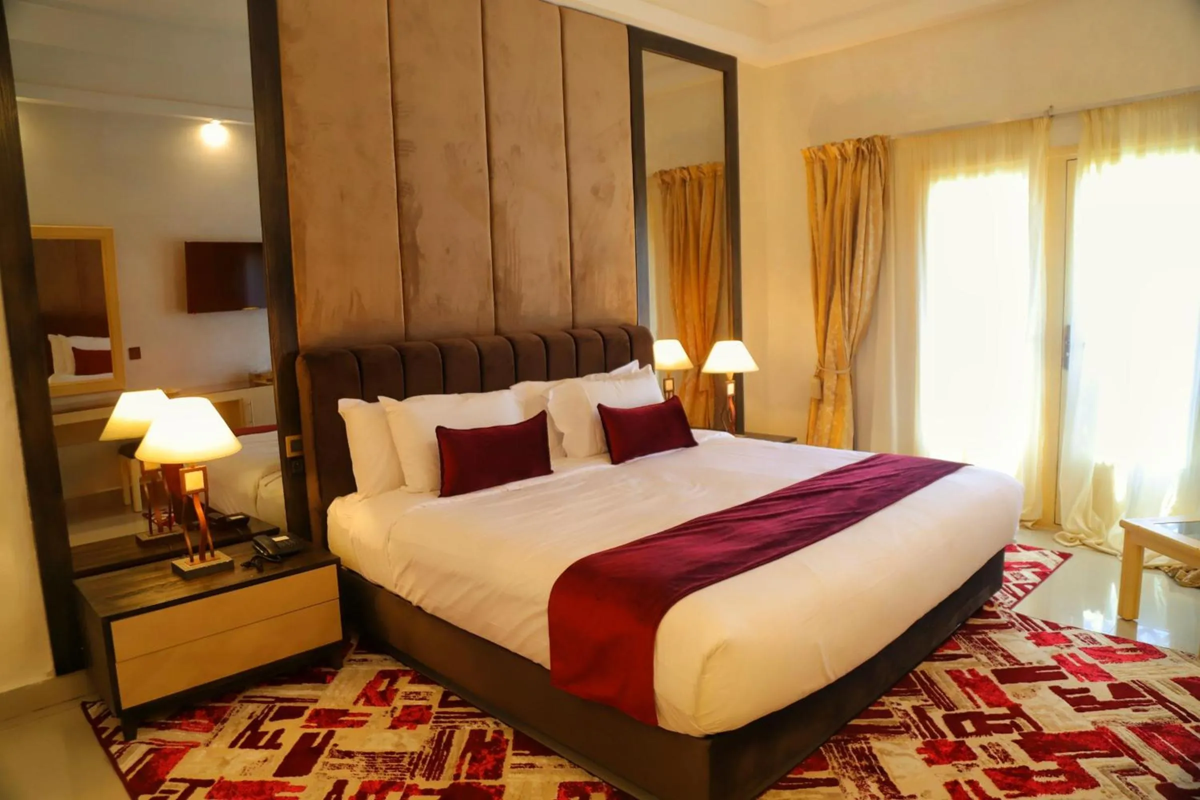 Bed in Hotel Parador