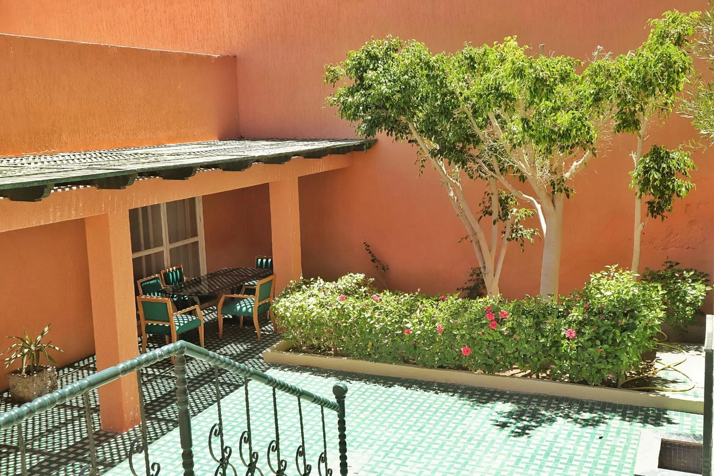 Patio in Hotel Parador
