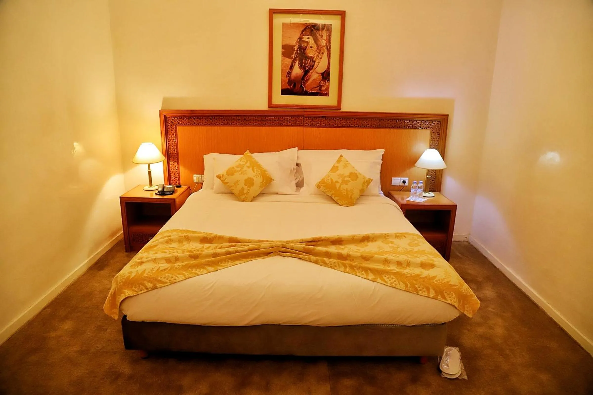 Bed in Hotel Parador