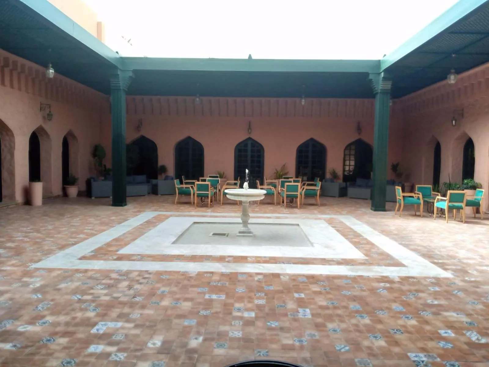Patio in Hotel Parador